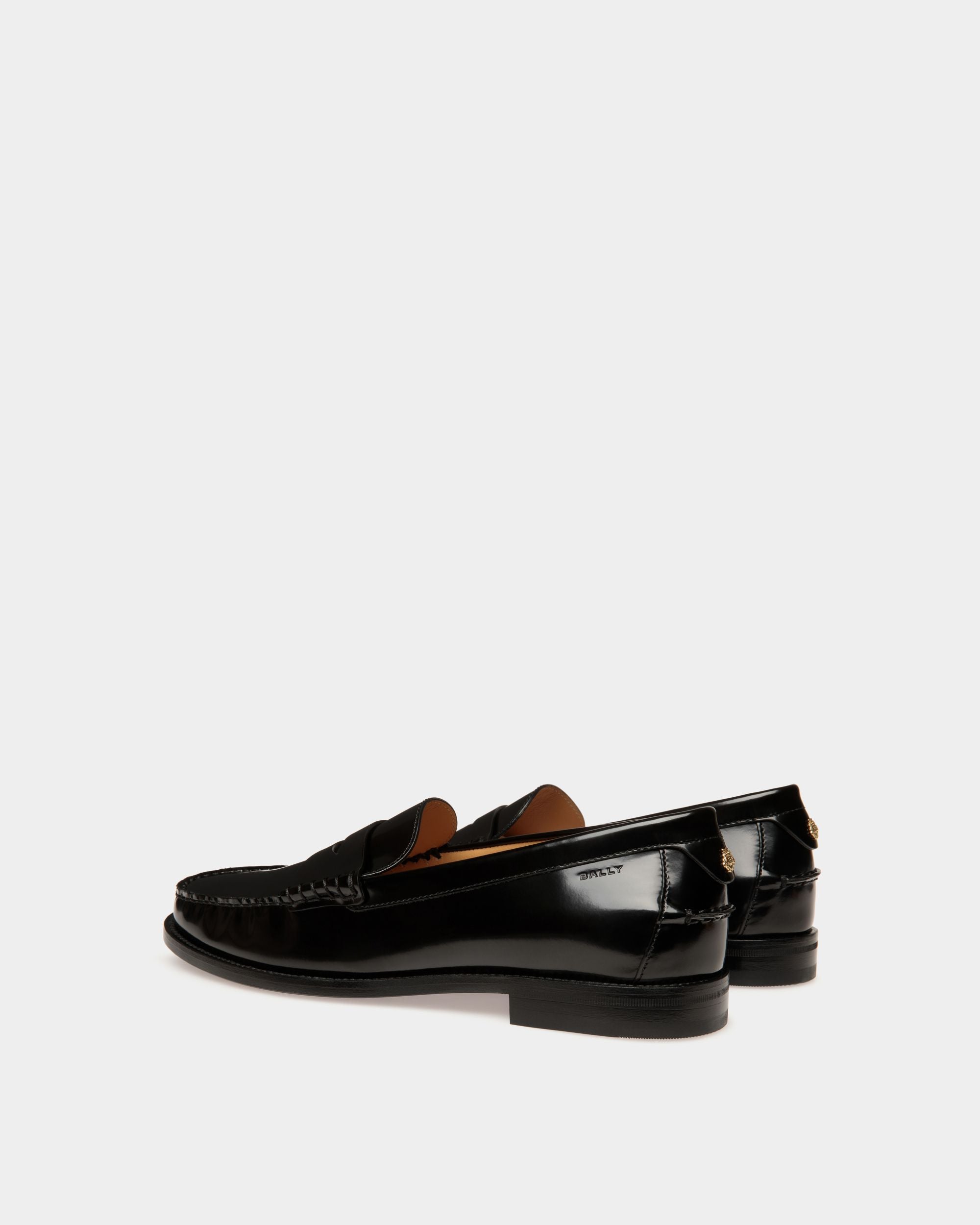 Capitol Moccasin in Black Leather - Women's - Bally - 04