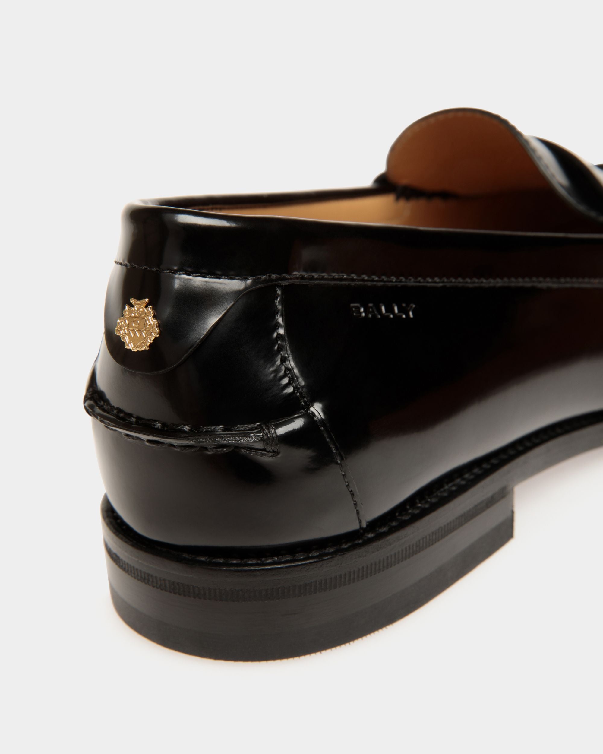 Capitol Moccasin in Black Leather - Women's - Bally - 06