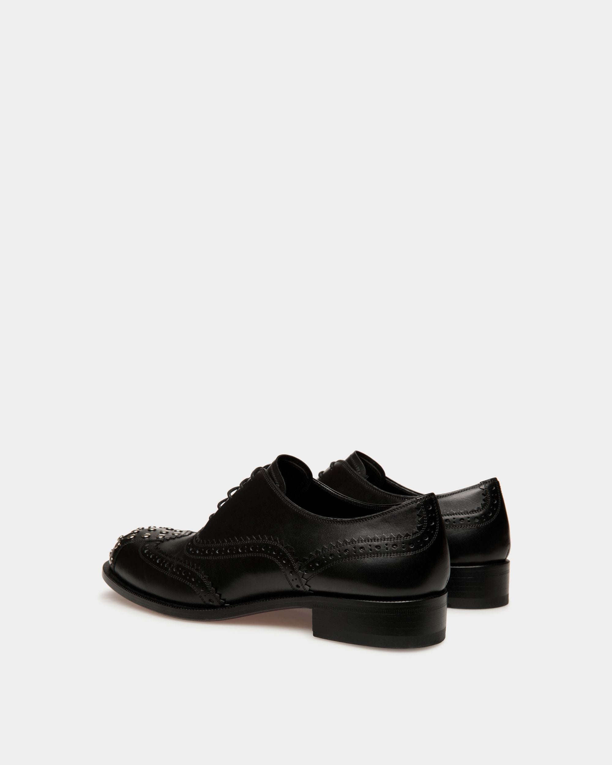 Spiegel Oxford in Black Leather - Women's - Bally - 01