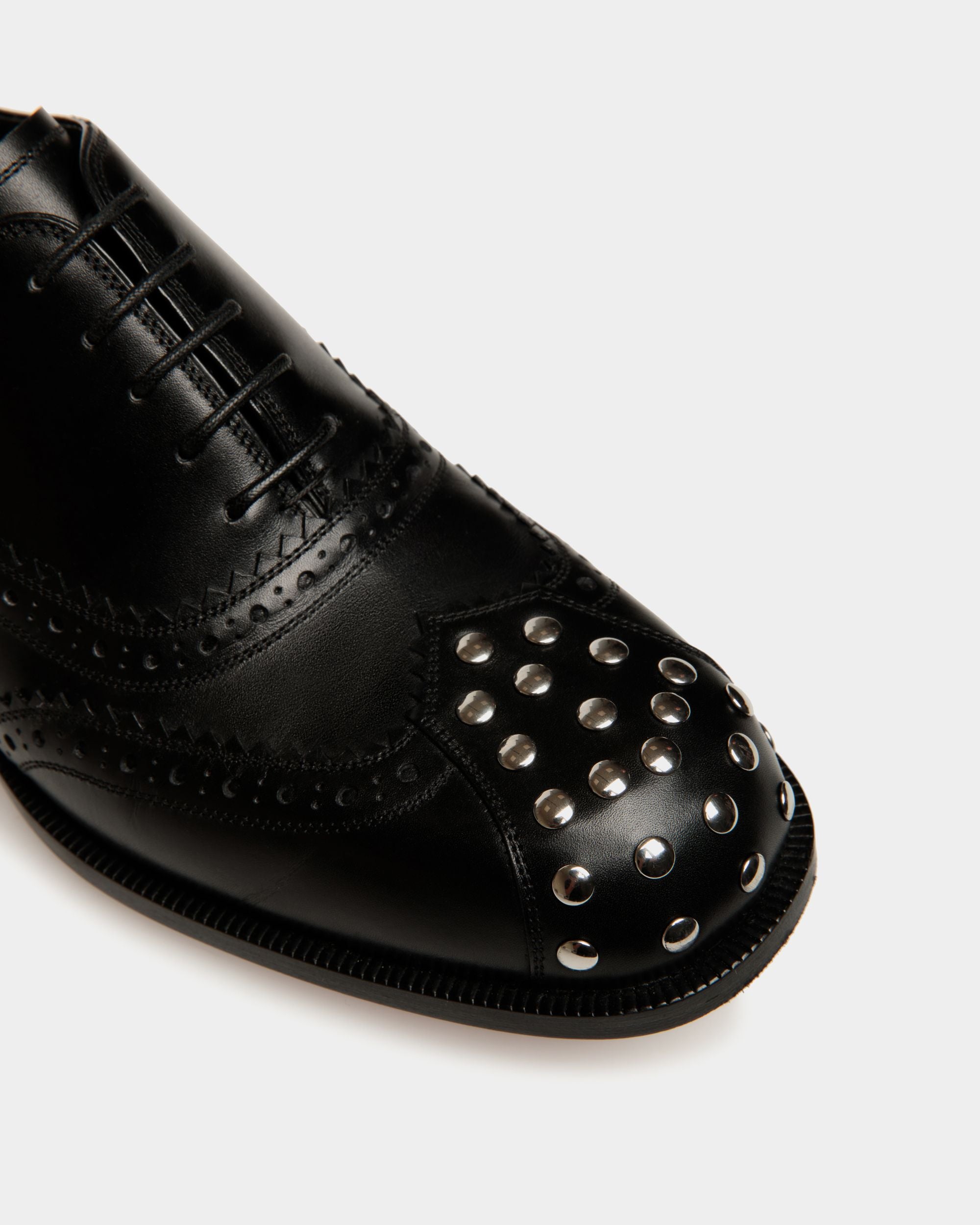 Spiegel Oxford in Black Leather - Women's - Bally - 03