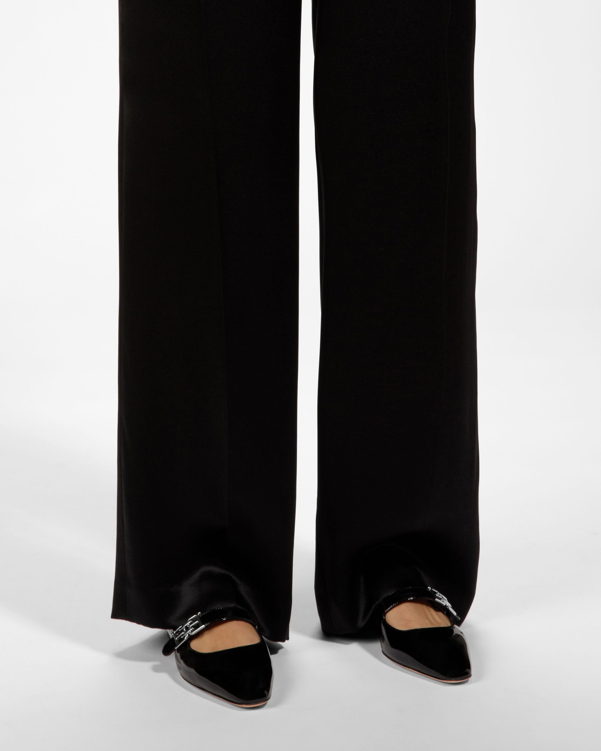 Elis Zapatos Planos De Piel En Negro - Mujer - Bally - 06