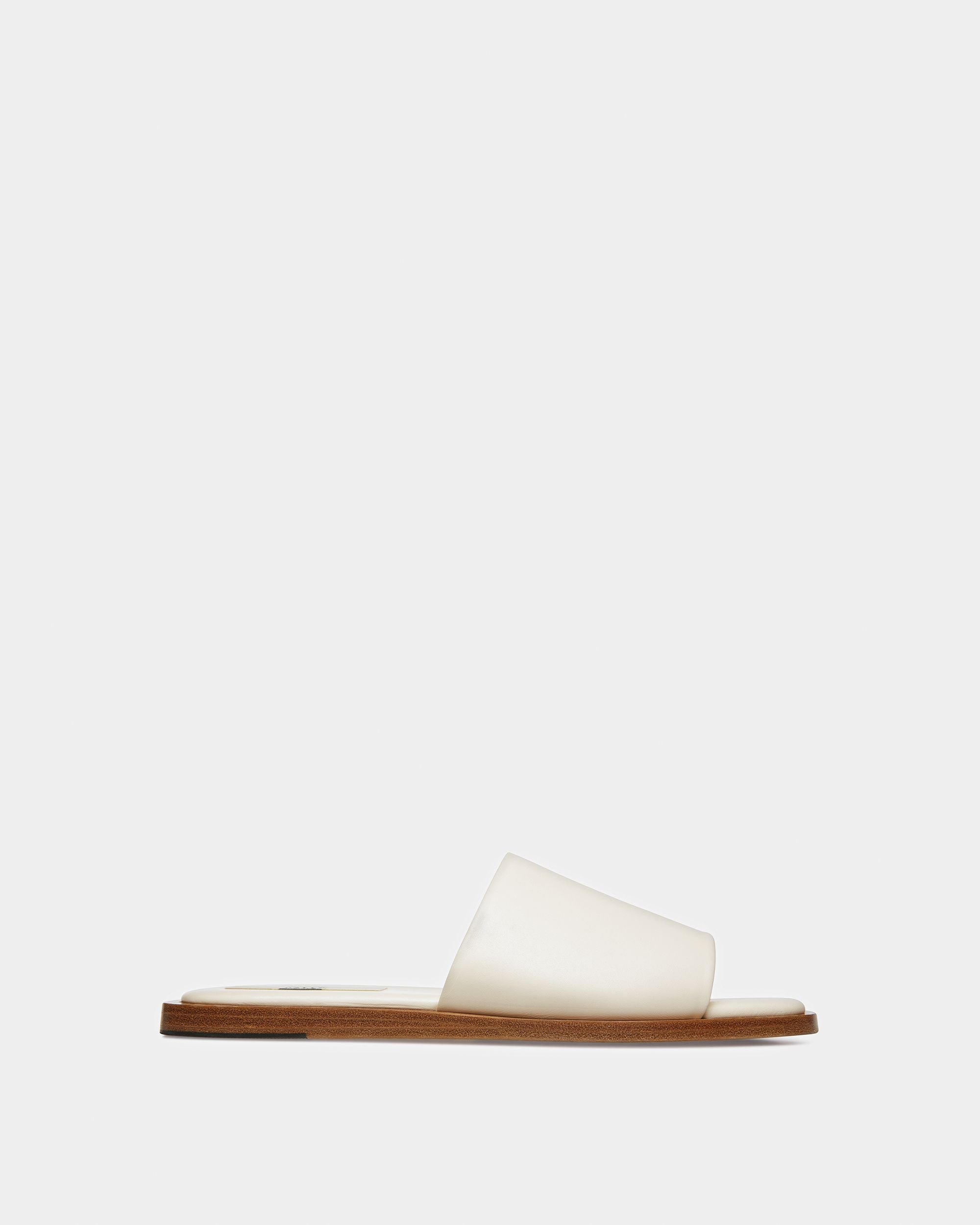Sabian Leather Sandals In Bone - Women's - Bally - 01