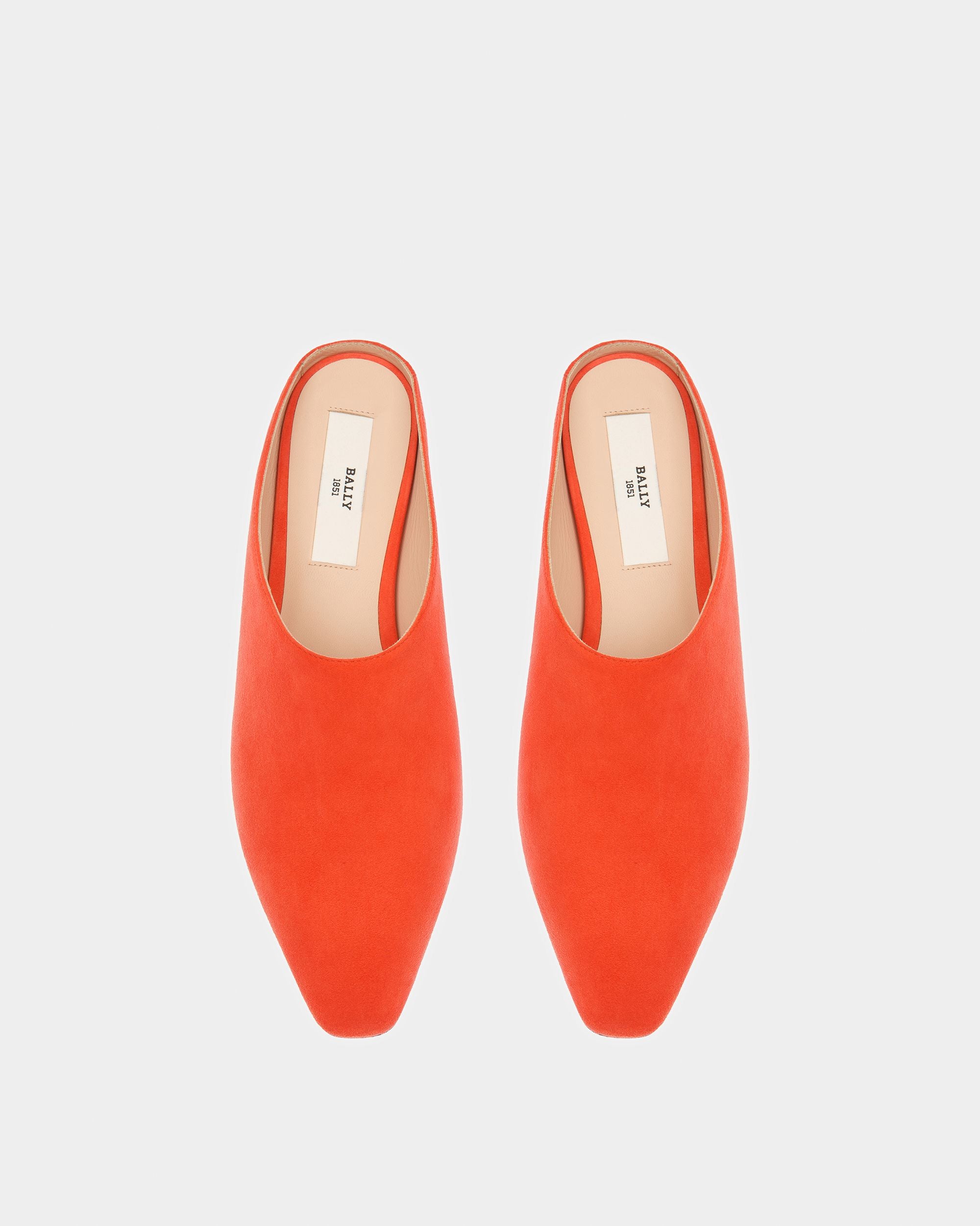 Nara Zapatos Planos De Piel En Naranja - Mujer - Bally - 02