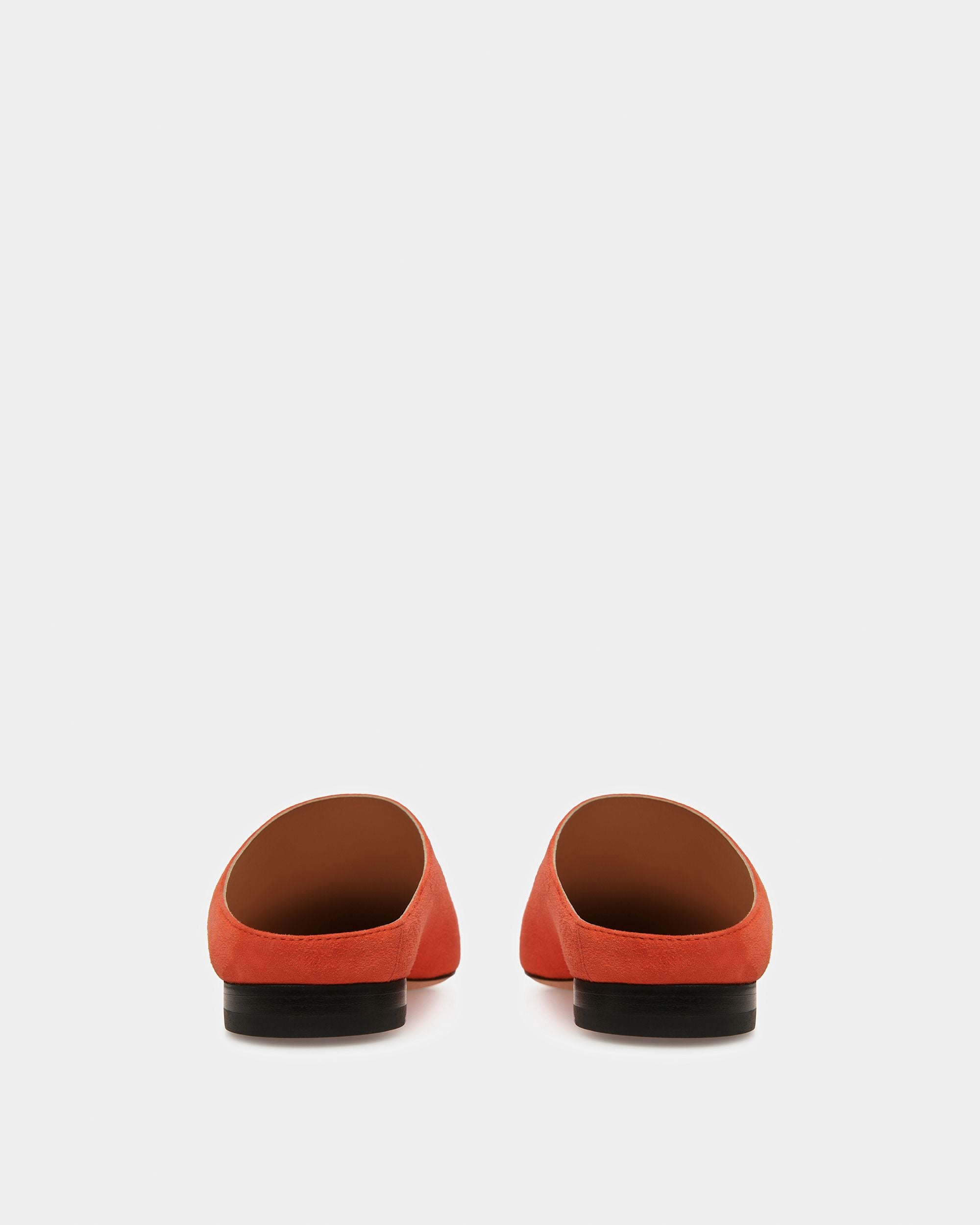 Nara Zapatos Planos De Piel En Naranja - Mujer - Bally - 04