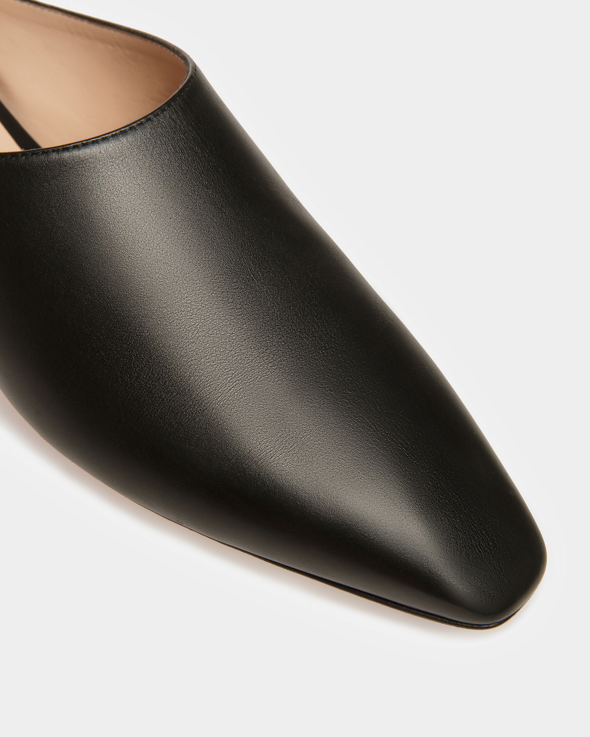 Nara Leather Flat Pumps In Black - Women's - Bally - 05