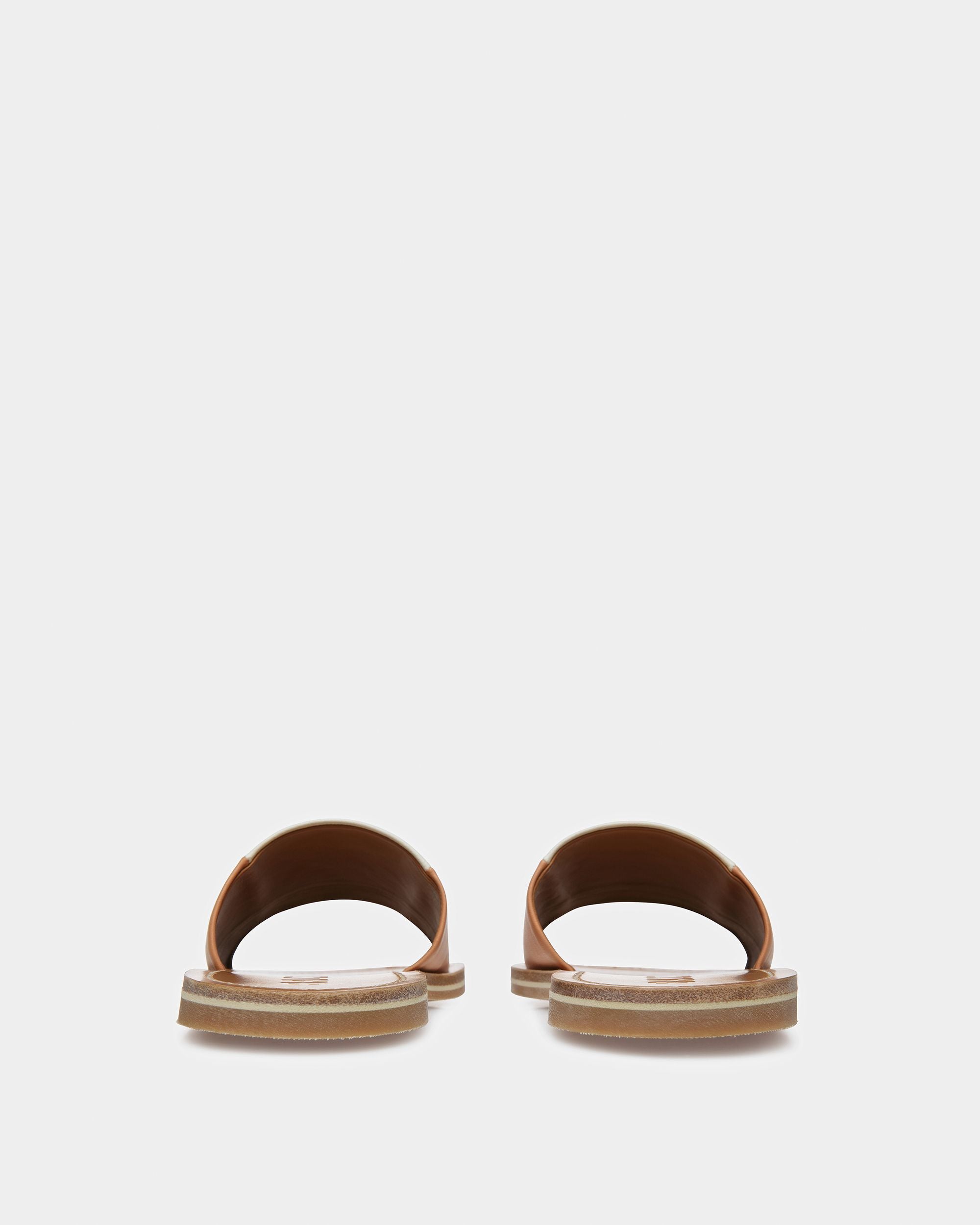 Bianka Sandalias De Piel En Melocotón Y Color Hueso - Mujer - Bally - 04