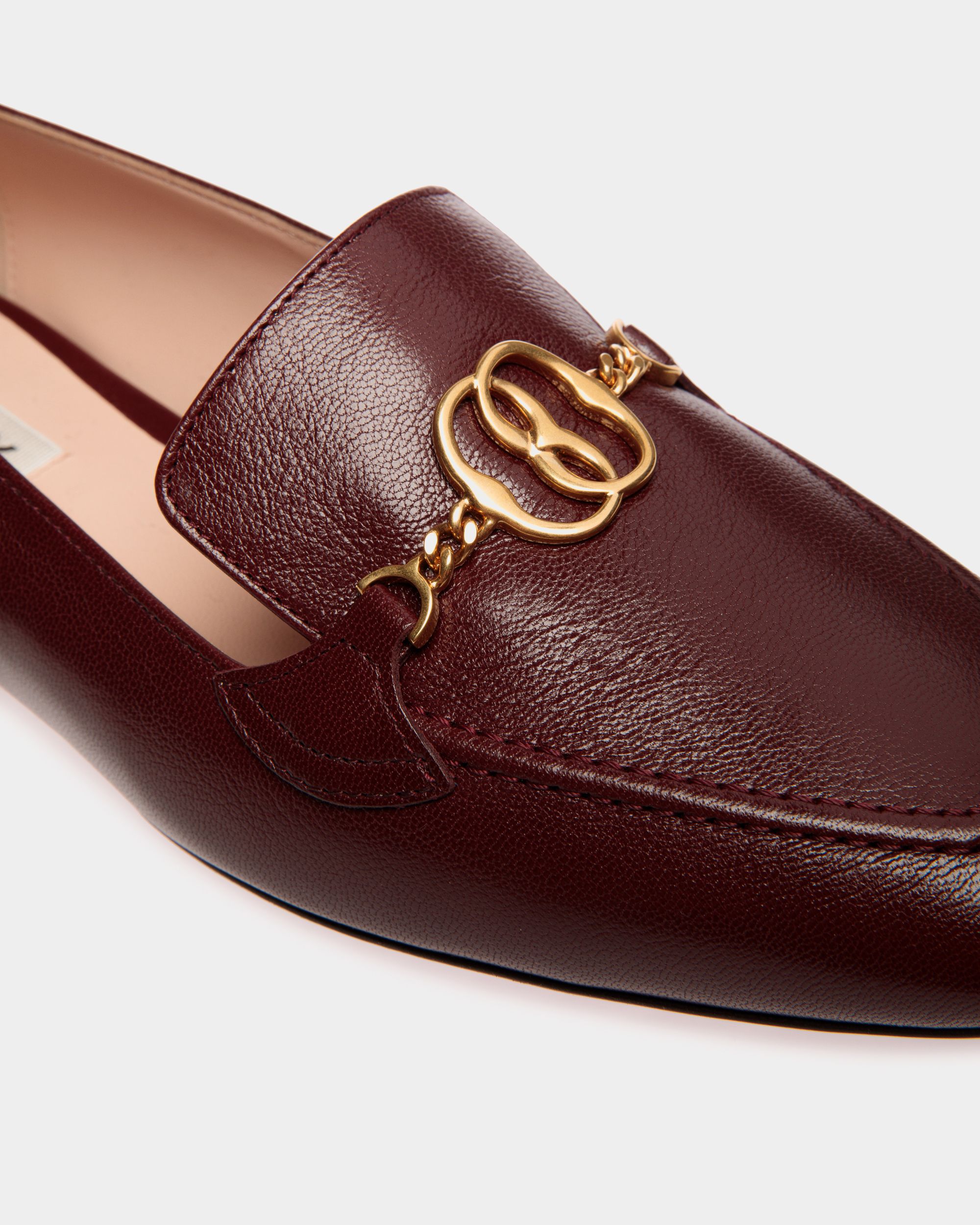 Daily Emblem Loafer In Andorra Leather - Women's - Bally - 05