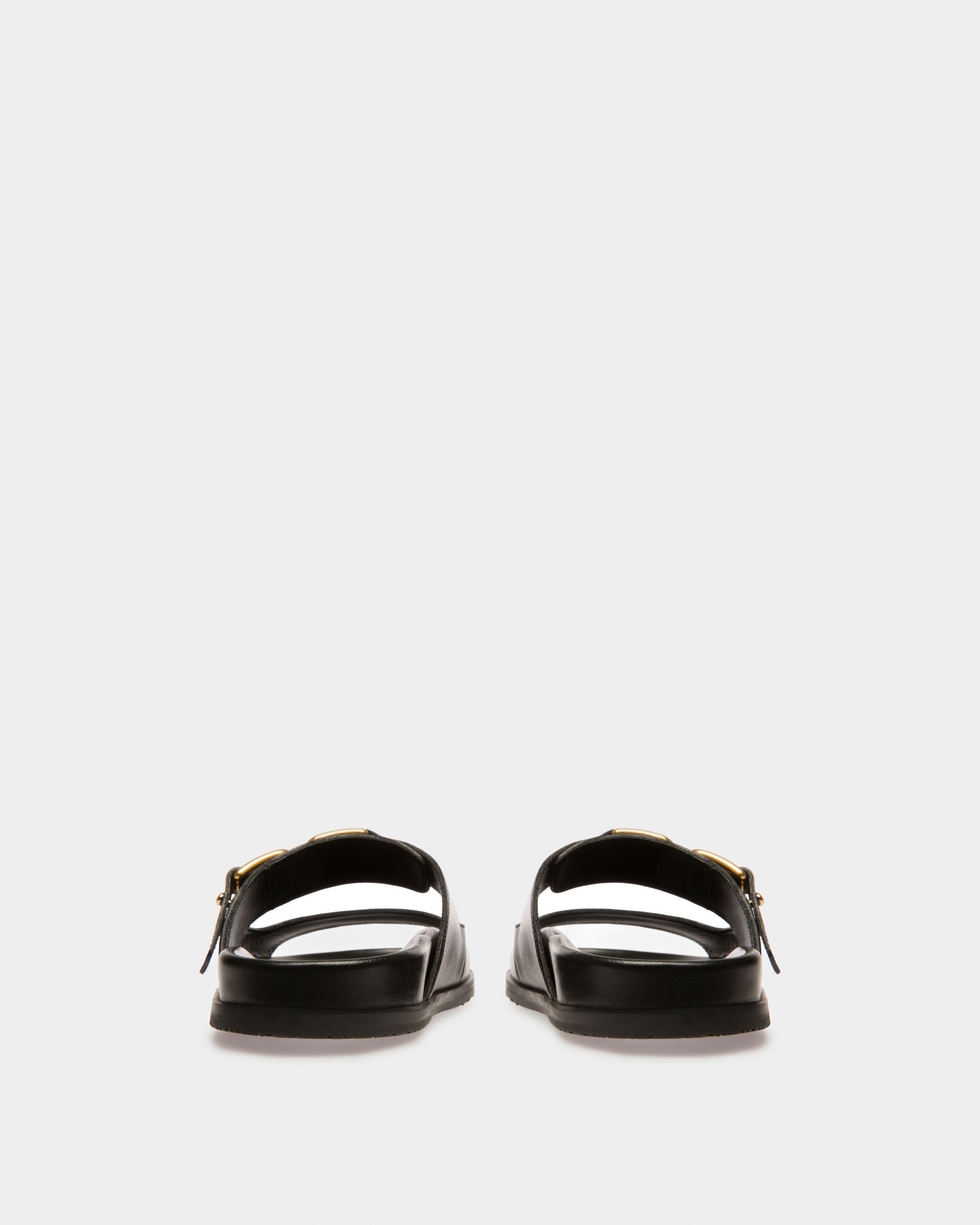 Emma Leather Sandals In Black - Women's - Bally - 04