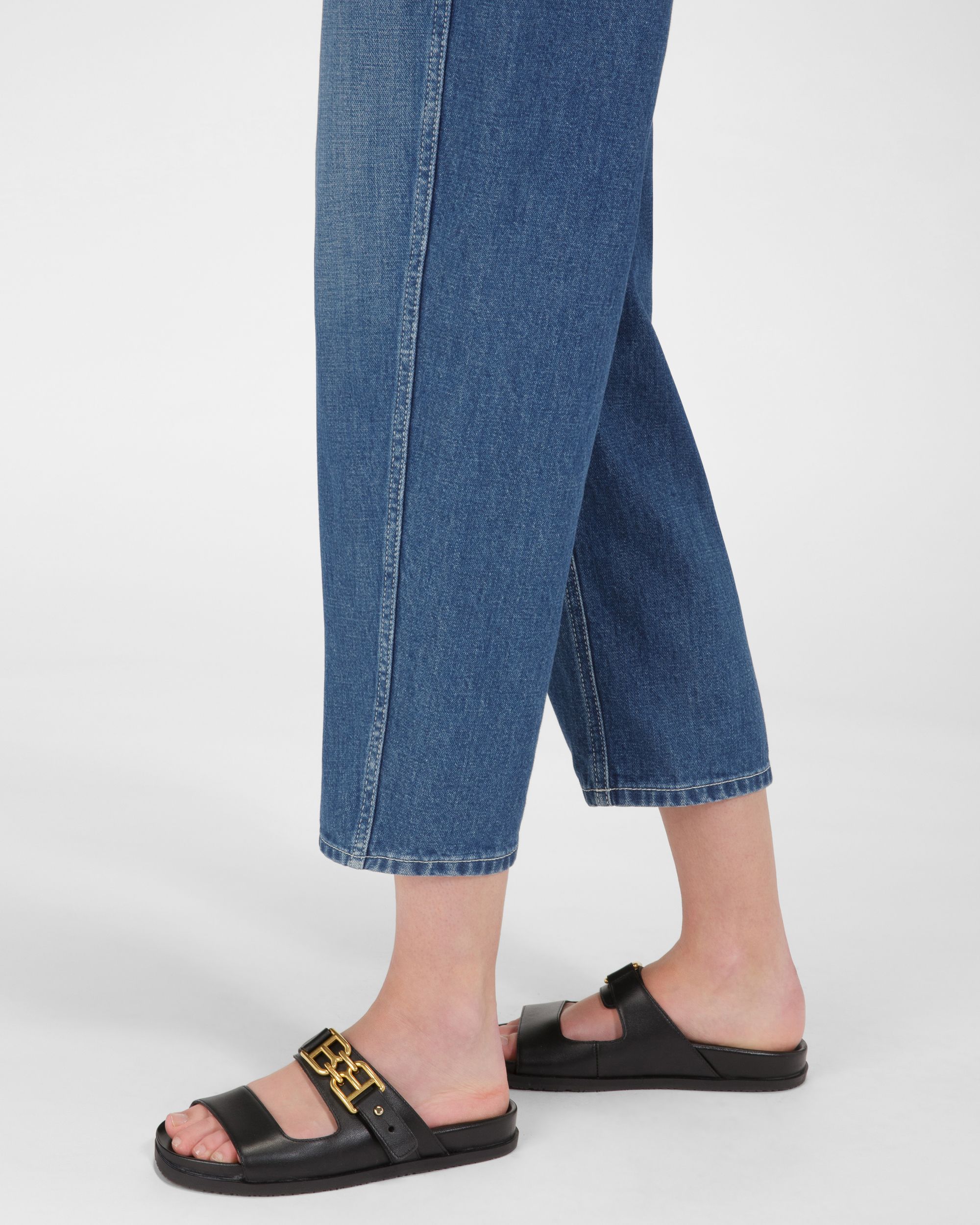 Emma Leather Sandals In Black - Women's - Bally - 07