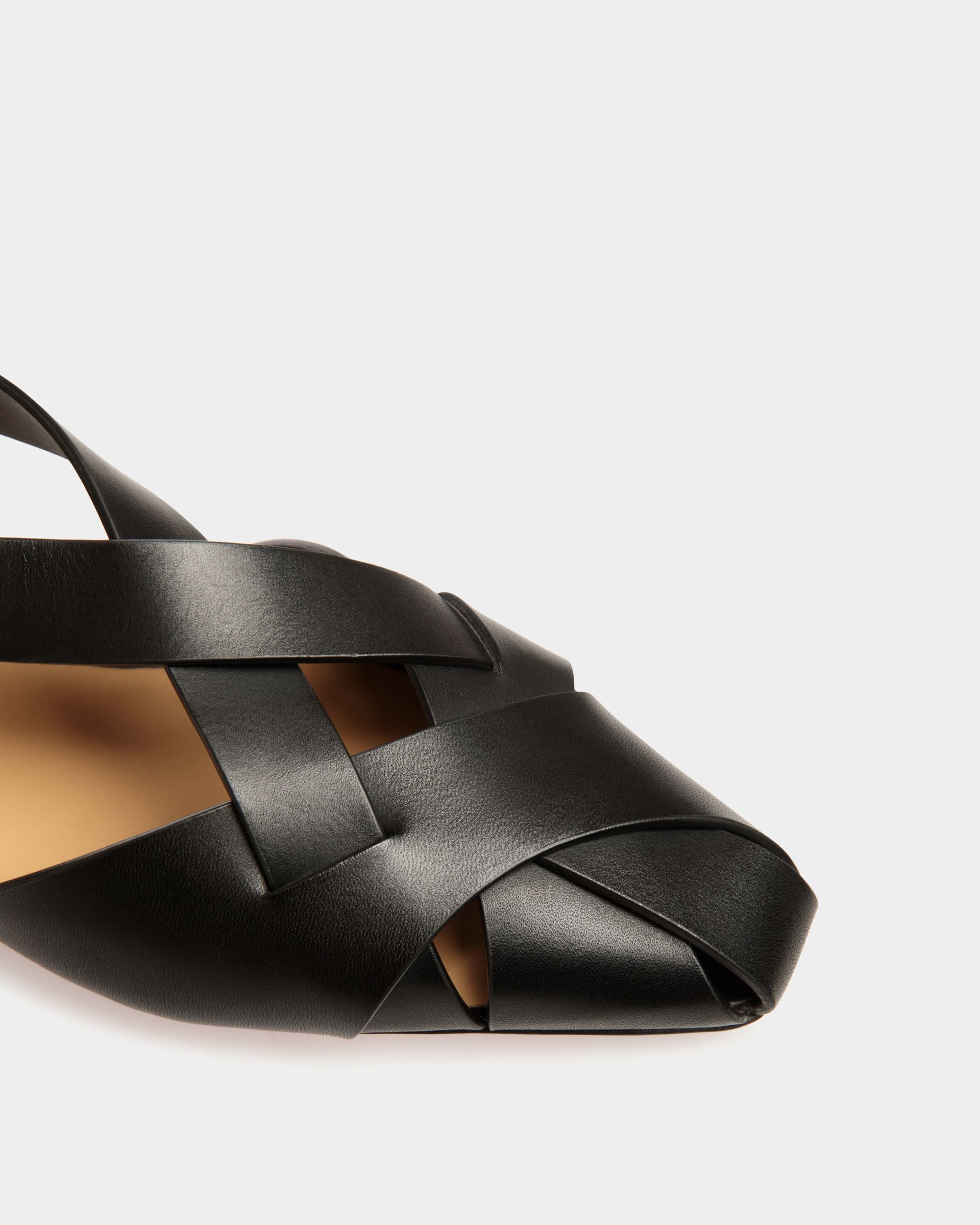 Zapato Plano Sylt De Piel Cepillada Negra - Mujer - Bally - 06