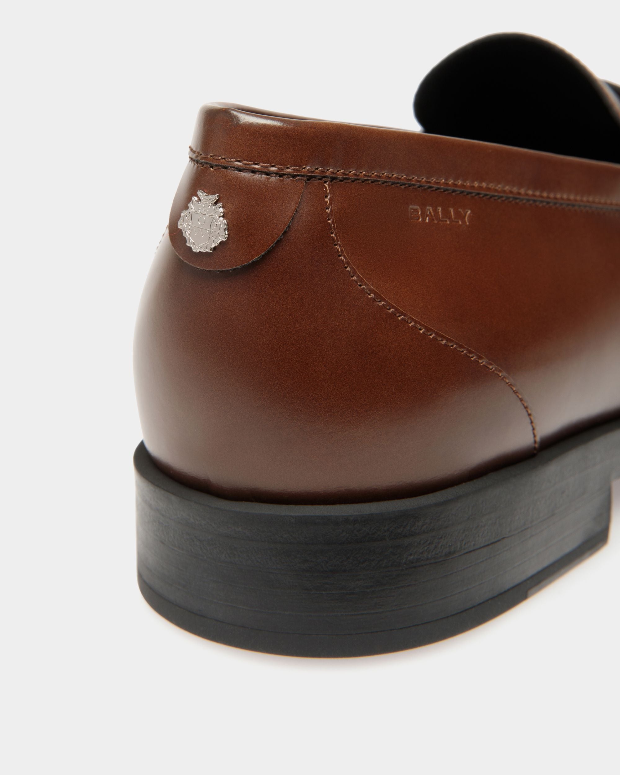 Egli Loafer In Brown Leather - Women's - Bally - 04