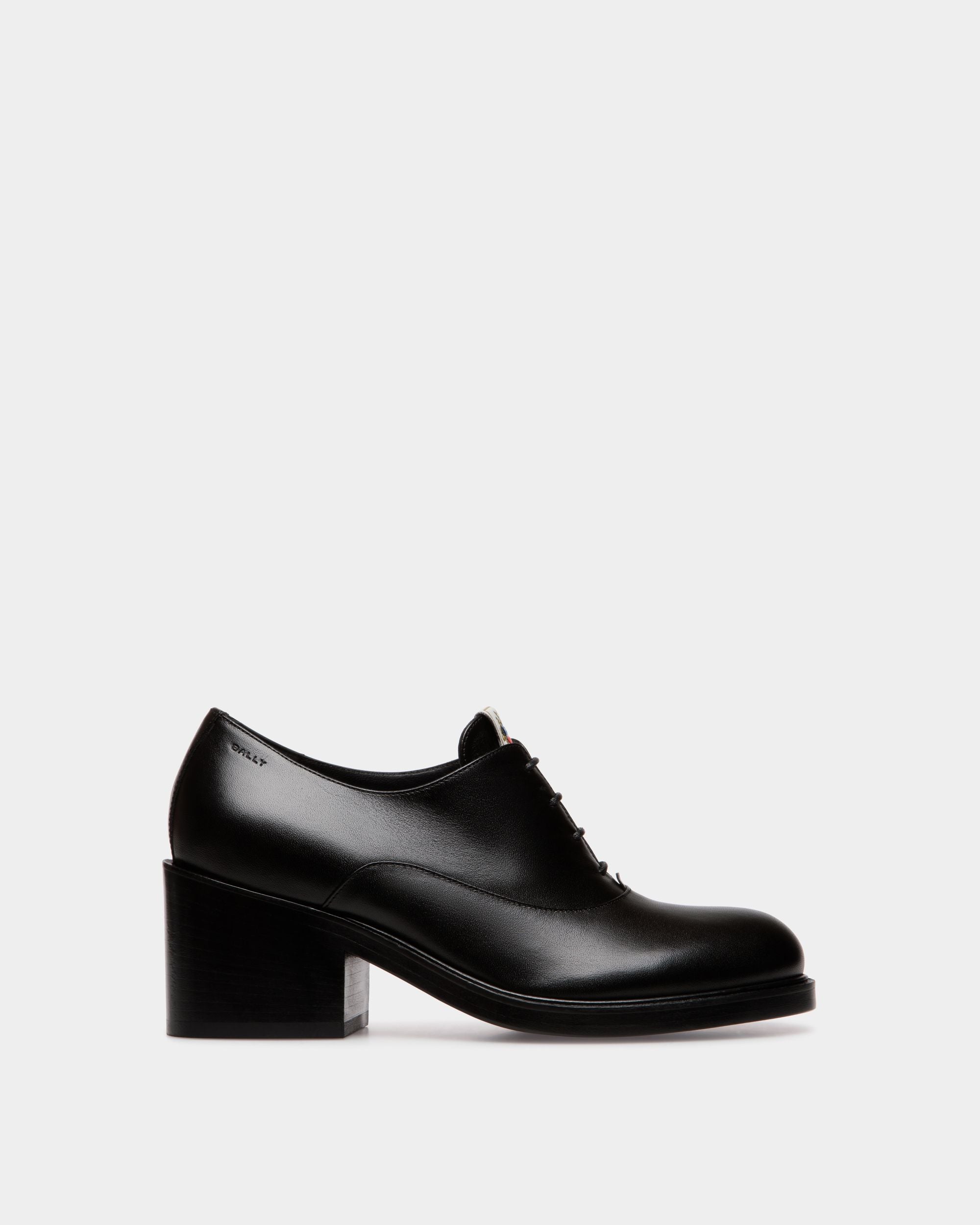 Peggy Oxford In Black Leather - Women's - Bally - 01