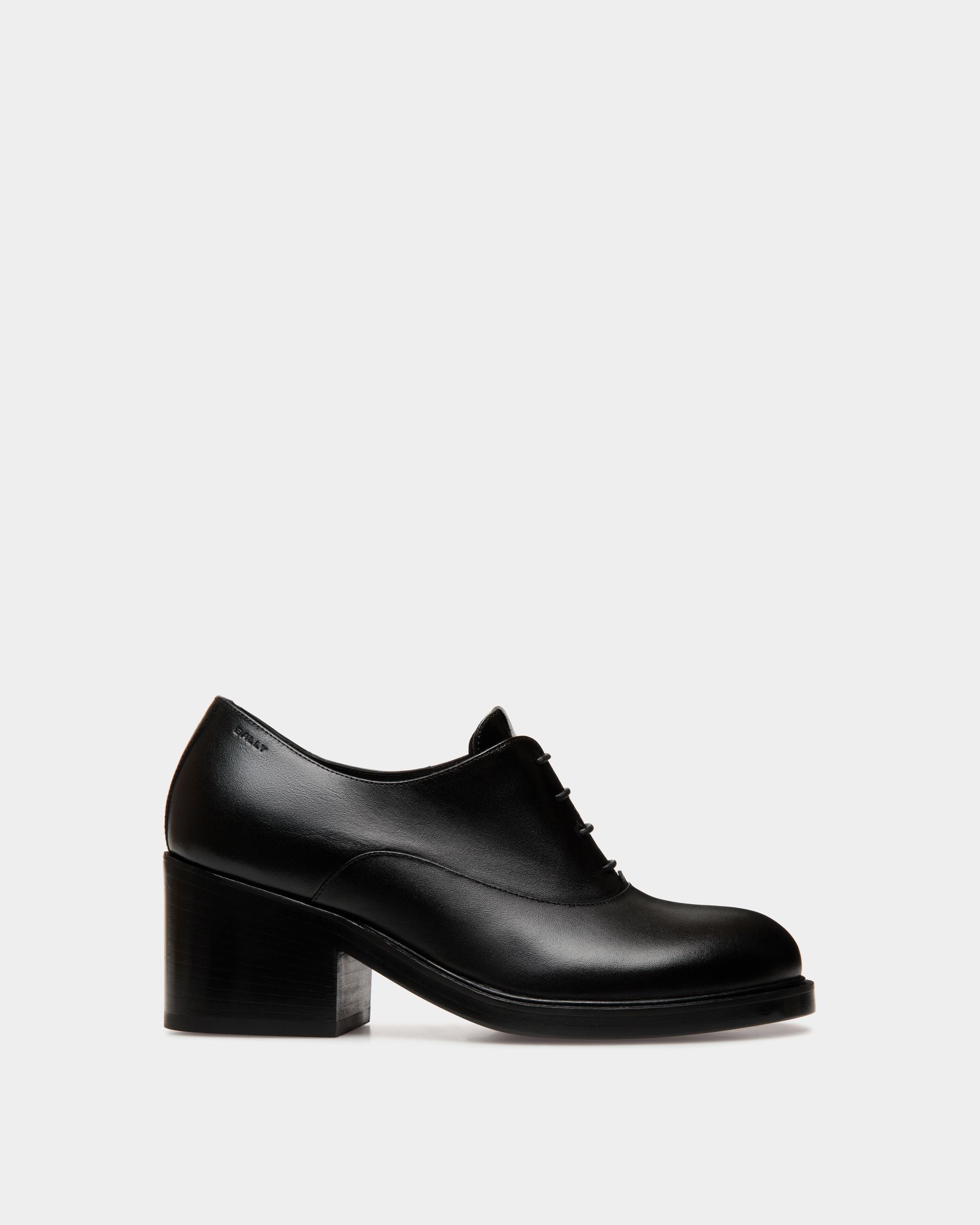 Zapato Oxford Peggy De Piel Negra - Mujer - Bally - 01