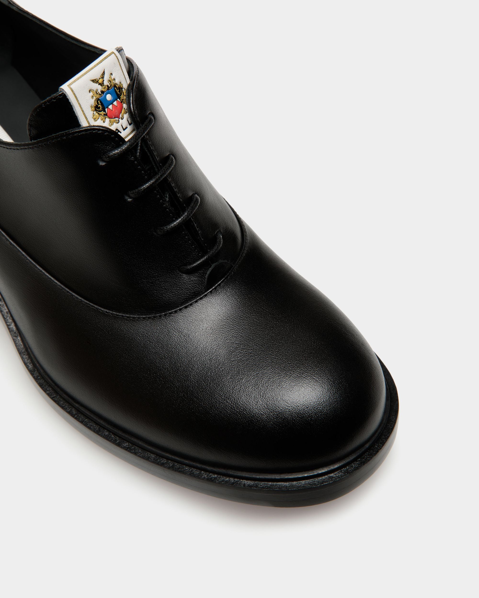 Zapato Oxford Peggy De Piel Negra - Mujer - Bally - 05