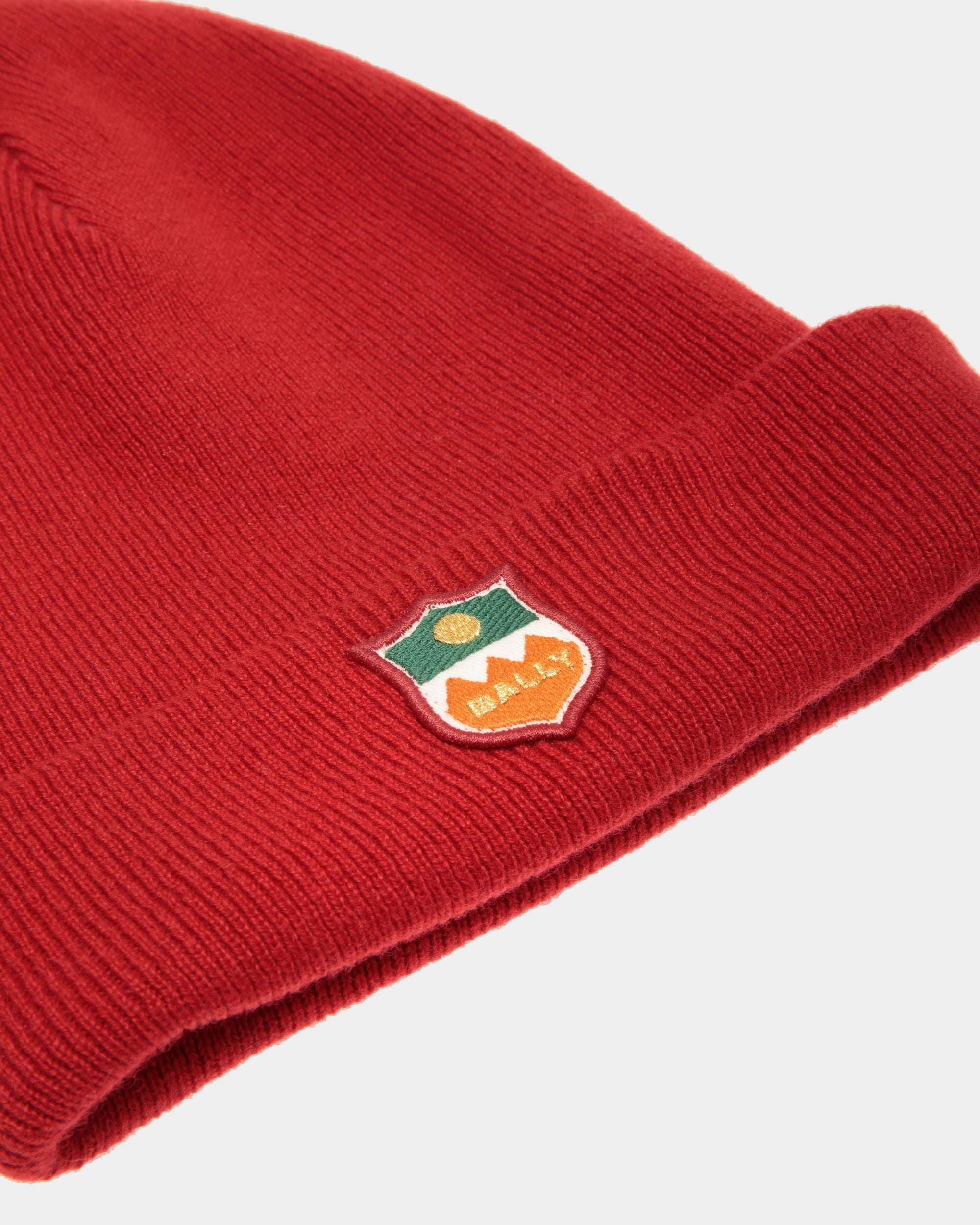 Gorro De Cachemira En Rojo - Mujer - Bally - 03