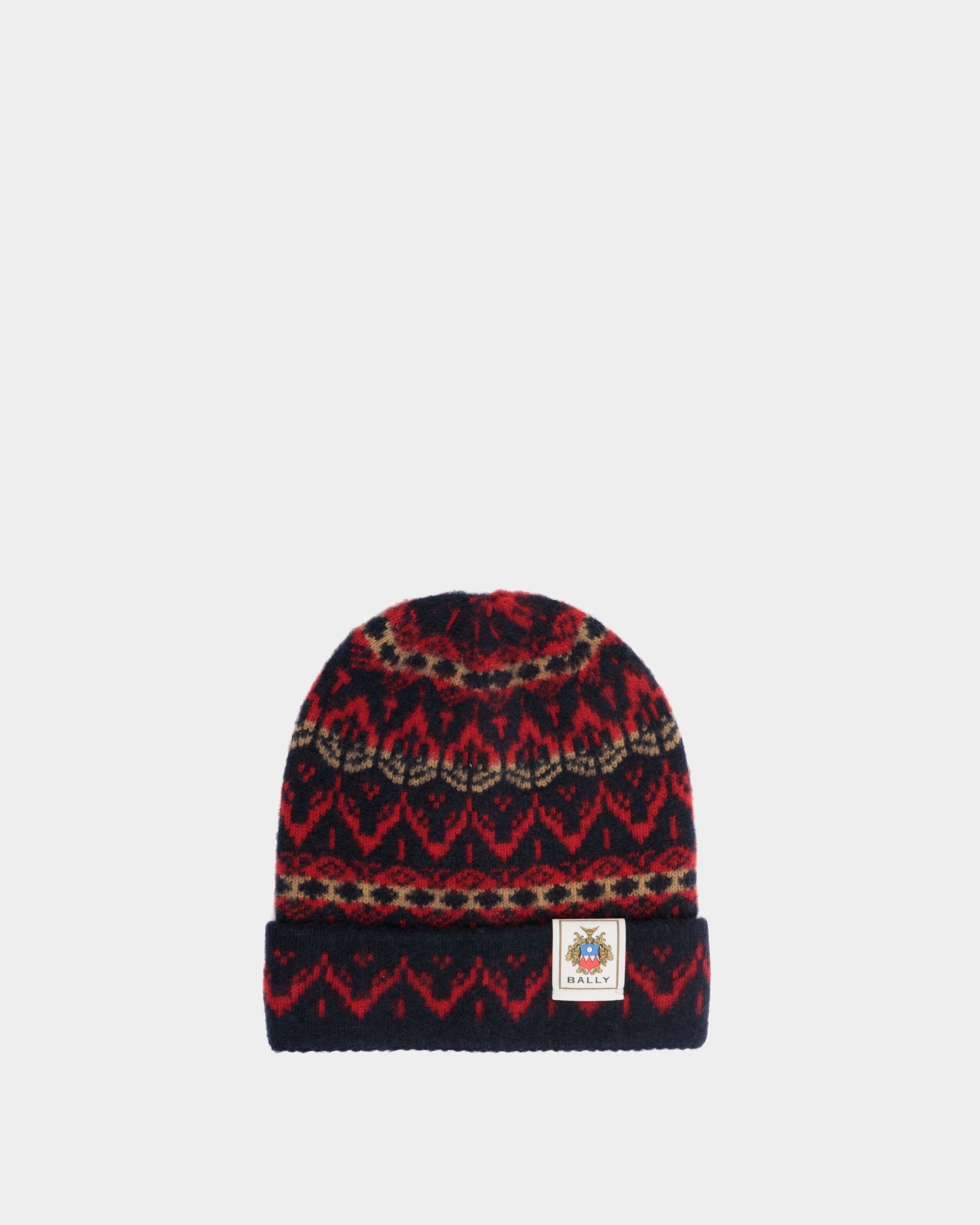 Beanie In Multicolor Wool - Women's - Bally - 01