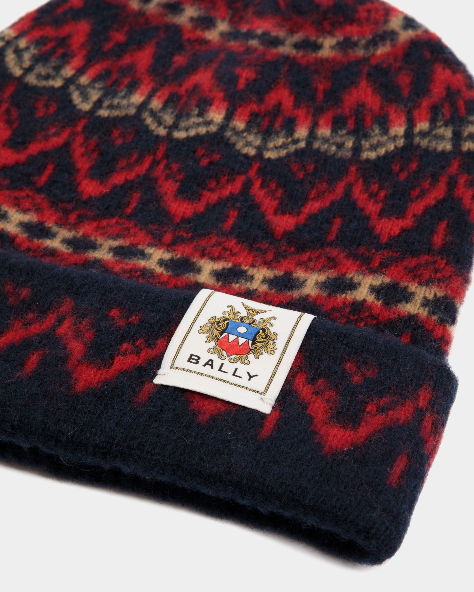 Beanie In Multicolor Wool - Women's - Bally - 03