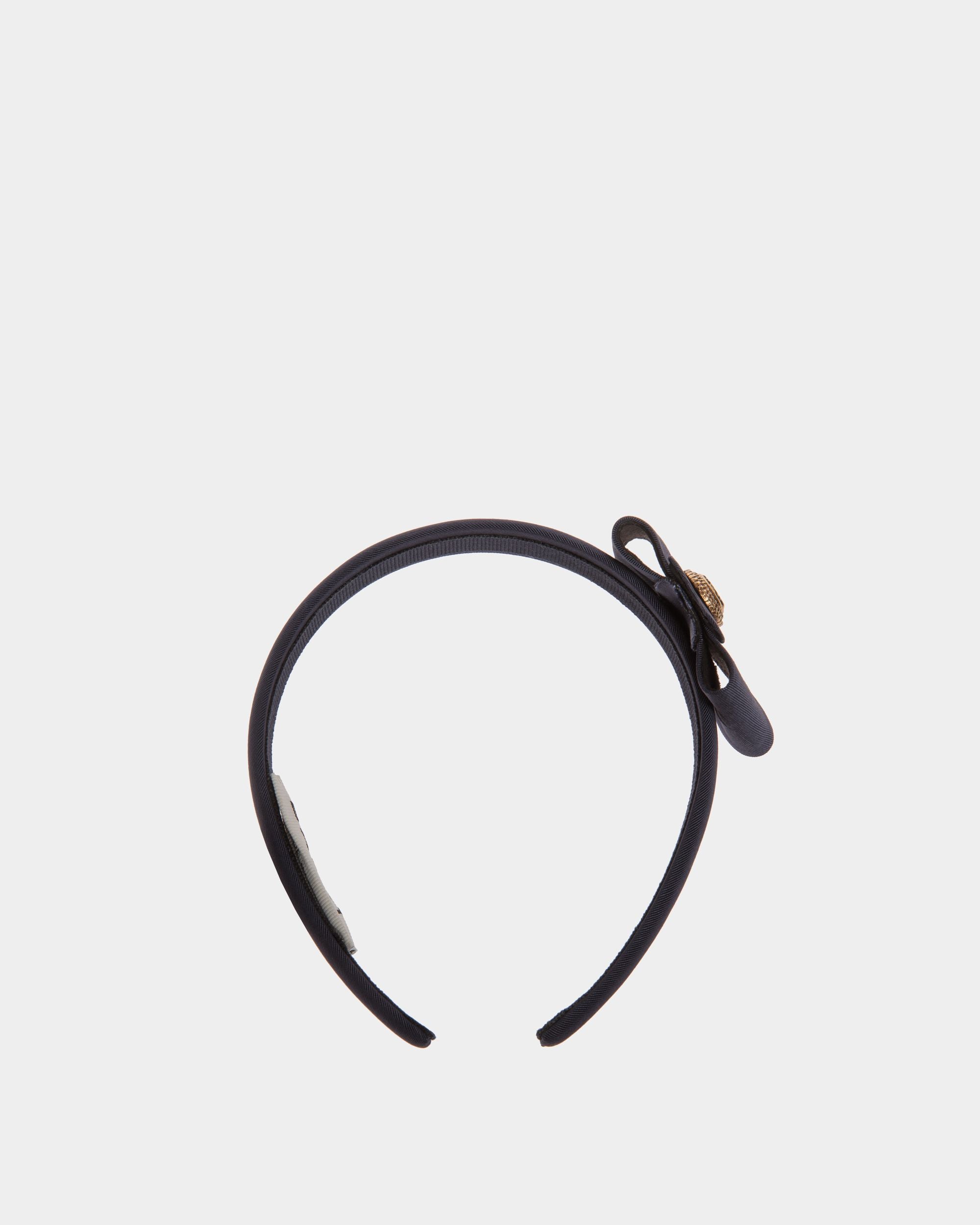 Diadema Con Lazo Bally En Navy Blue - Mujer - Bally - 01