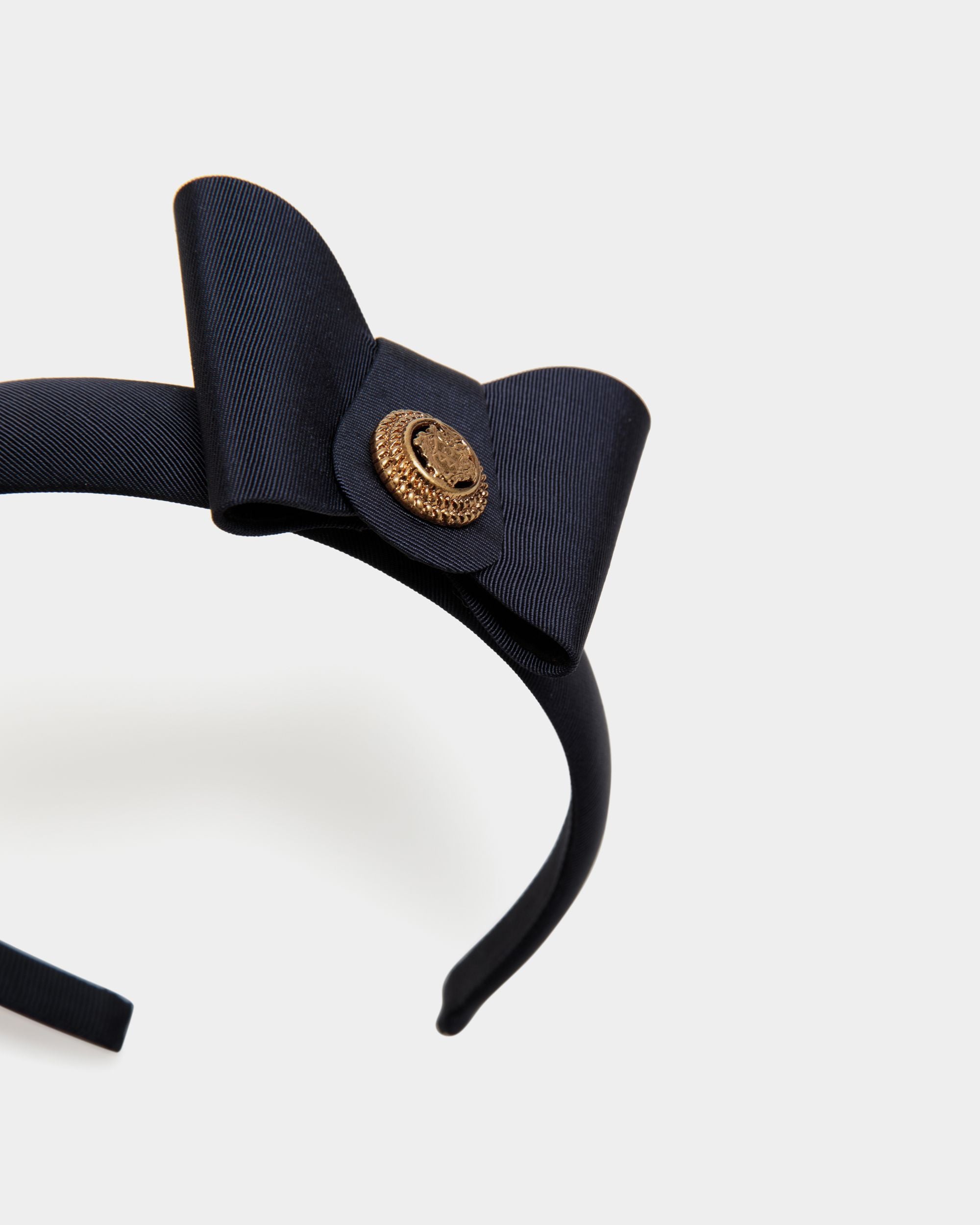 Diadema Con Lazo Bally En Navy Blue - Mujer - Bally - 03