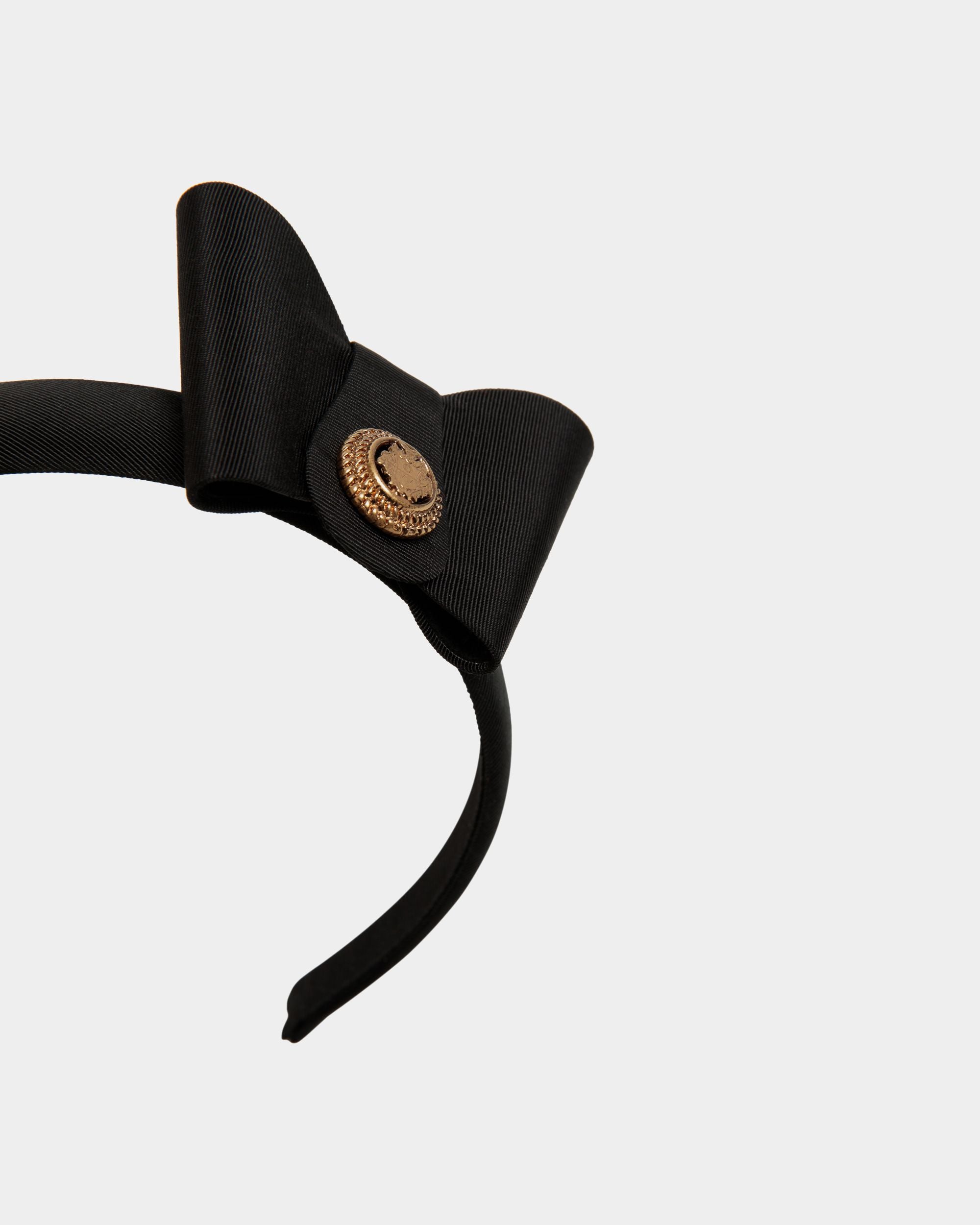 Diadema Con Lazo Bally En Negro - Mujer - Bally - 03