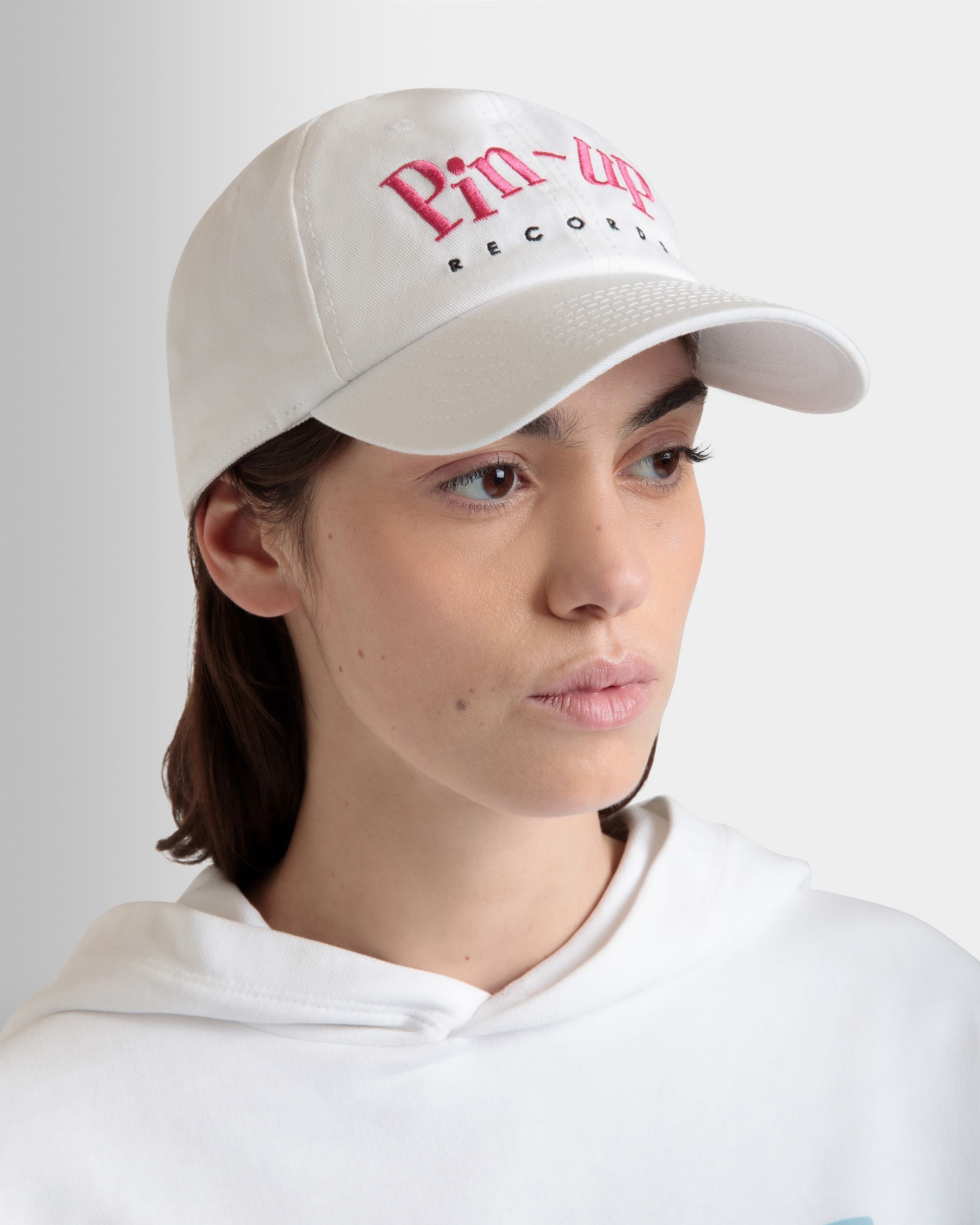 Gorra DJ Leo Mas X Bally De Algodón Blanco - Mujer - Bally - 02