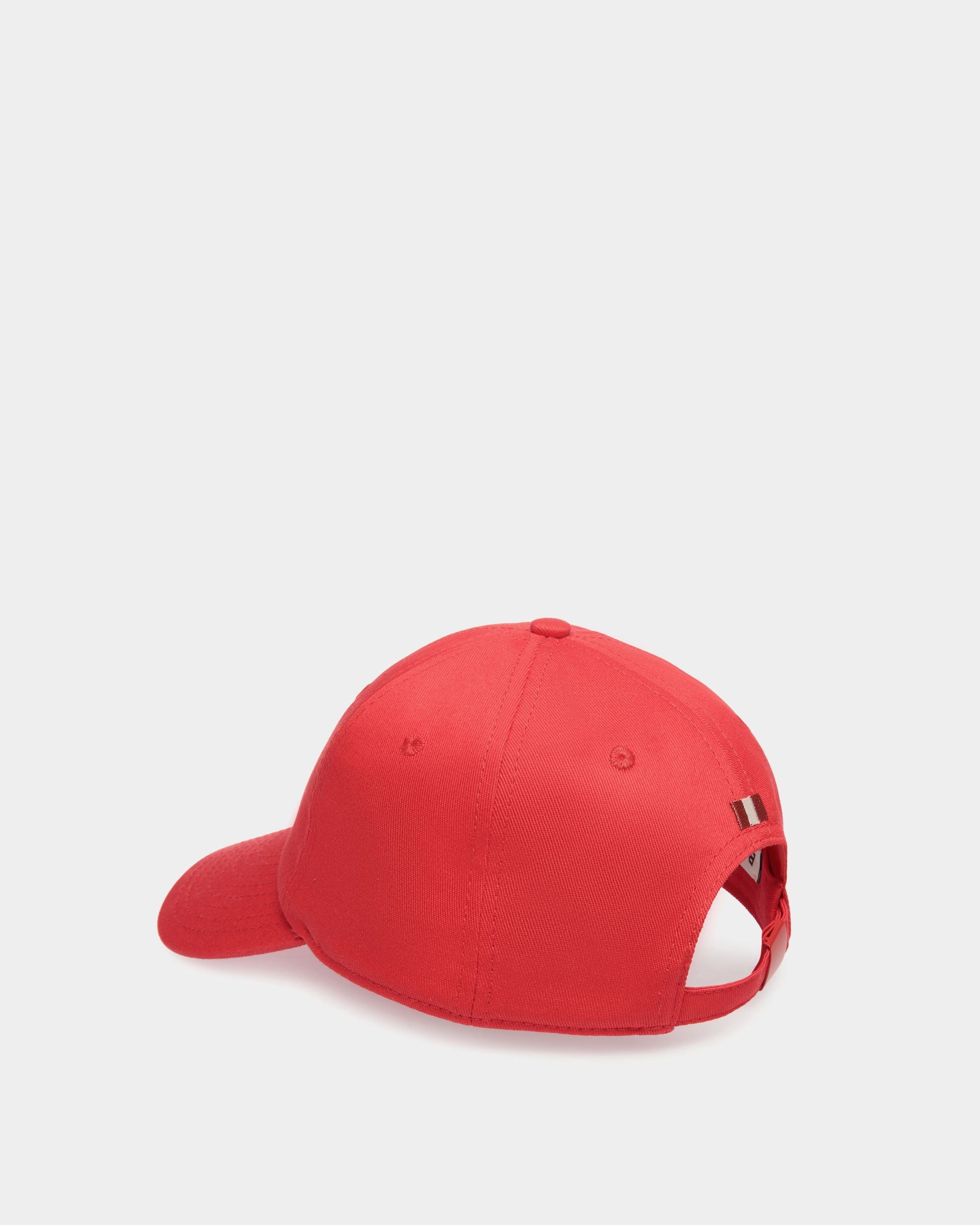 Baseball Hat with a Beni Bischof Rocking Horse in Red Cotton - Women's - Bally - 03