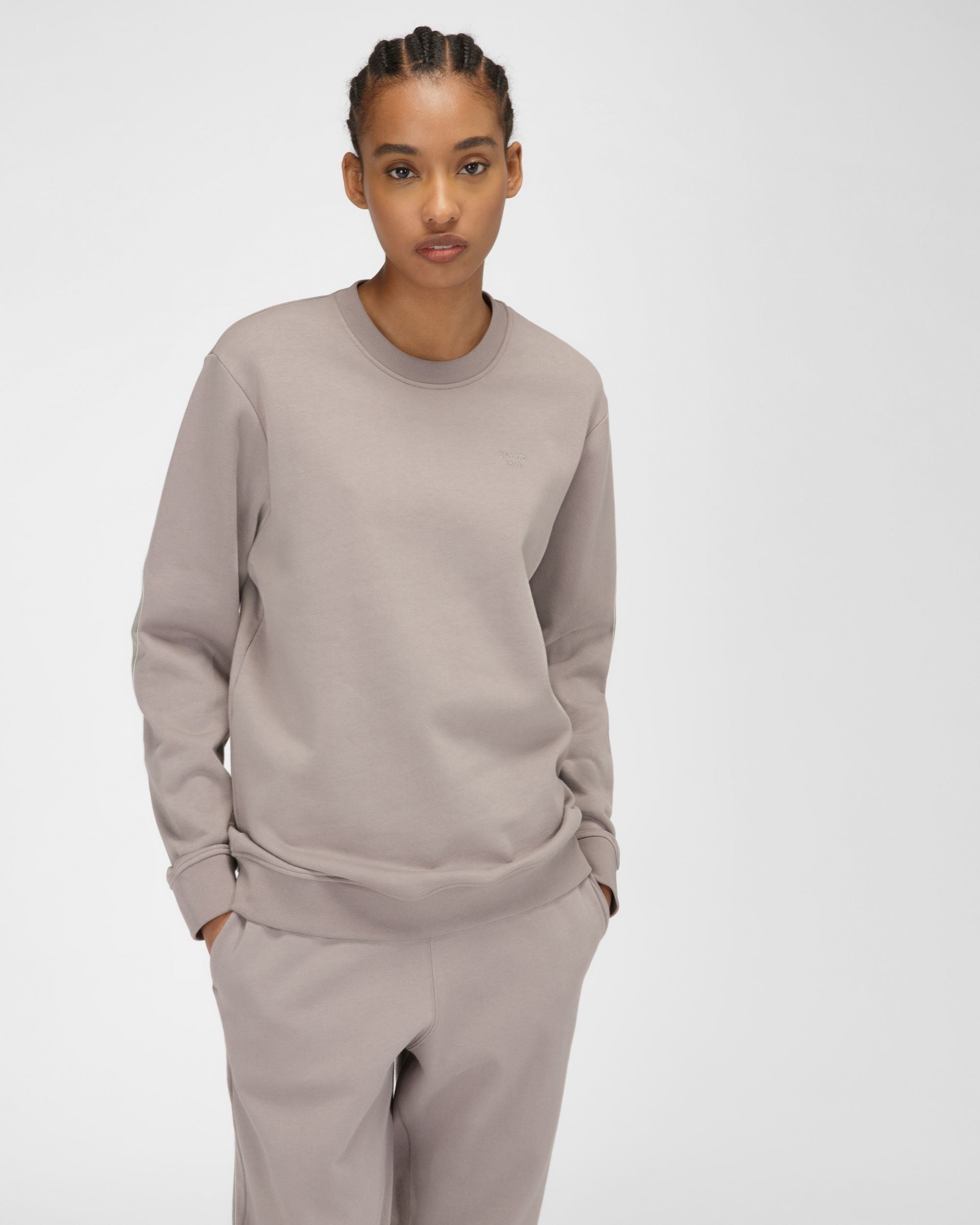 Sudadera Bordada Con Logotipo - Mujer - Bally - 01