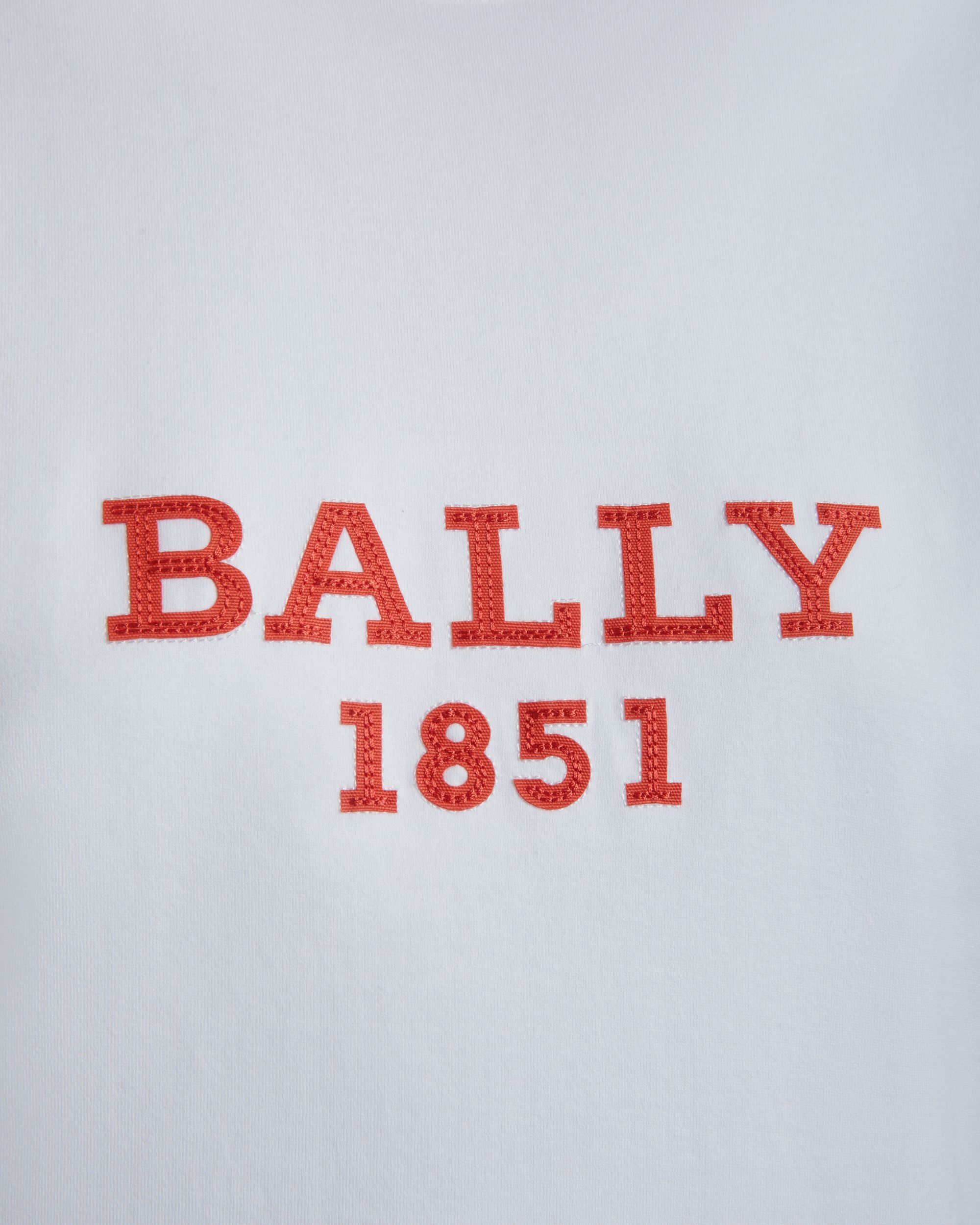 Cutsew T-Shirt In White Cotton - Women's - Bally - 02