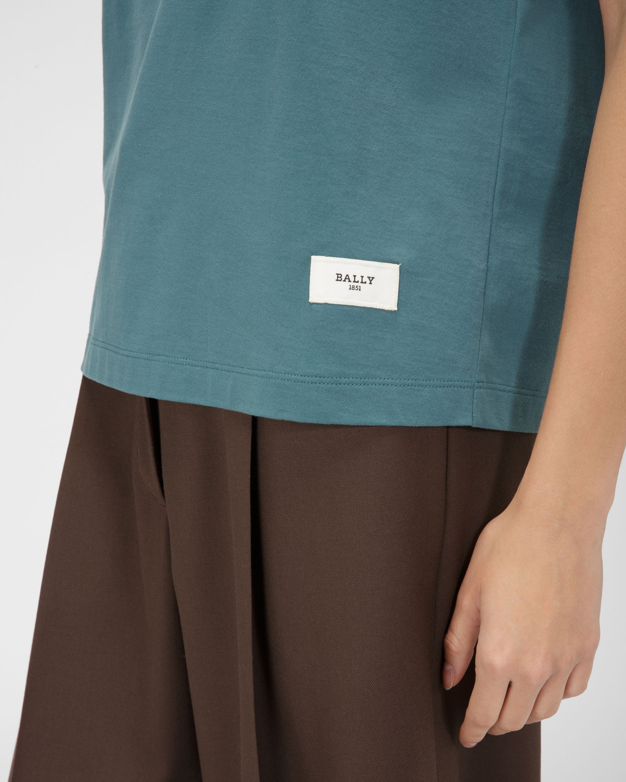 Camiseta Con Parche Del Logotipo - Mujer - Bally - 02