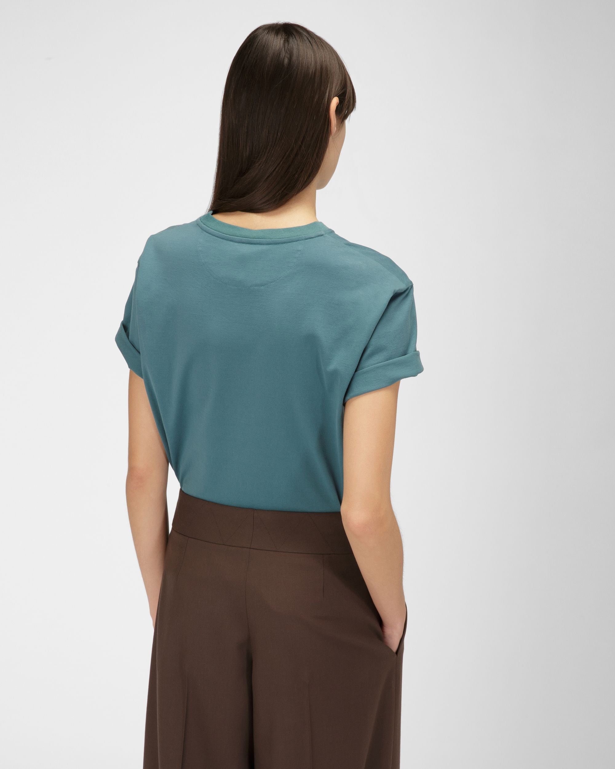 Camiseta Con Parche Del Logotipo - Mujer - Bally - 03