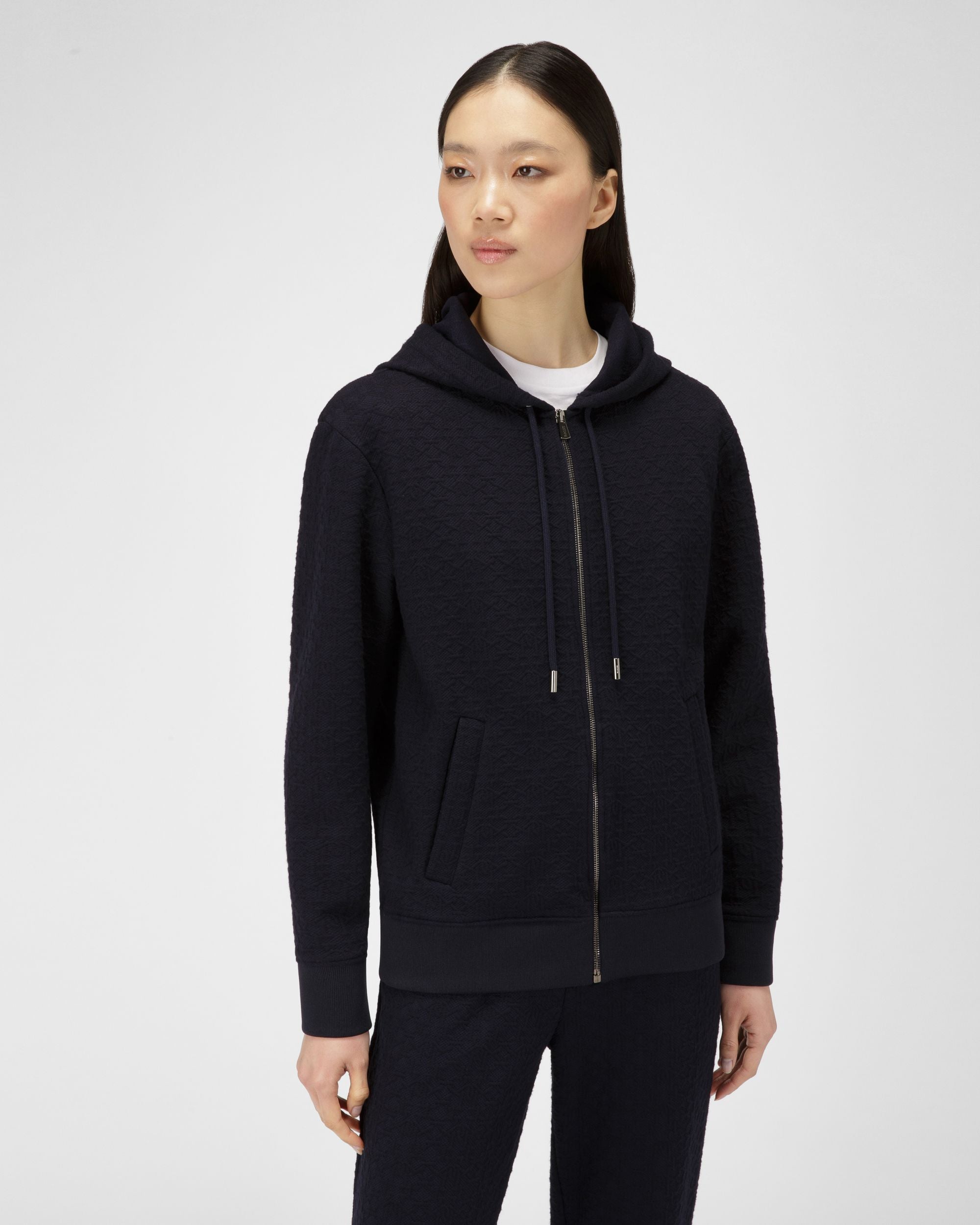 Sudadera Con Capucha Y Monograma - Mujer - Bally - 01