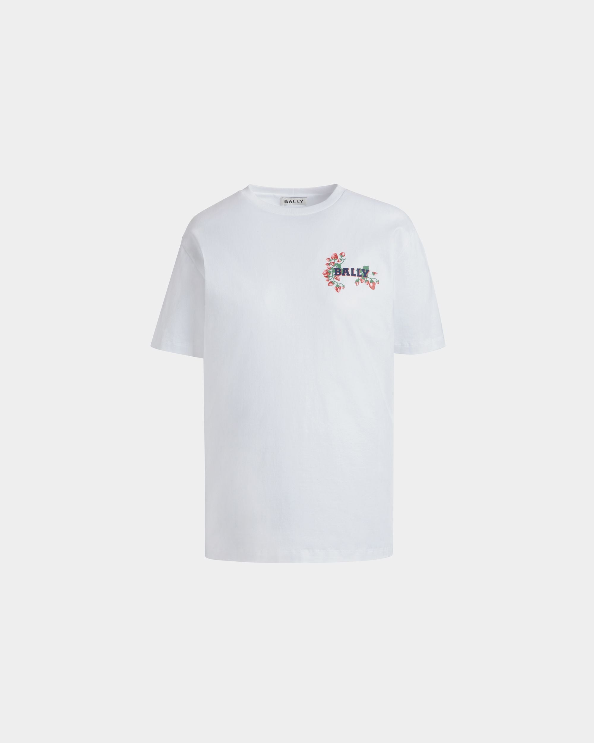 Cutsew T-Shirt In White Cotton - Women's - Bally - 01
