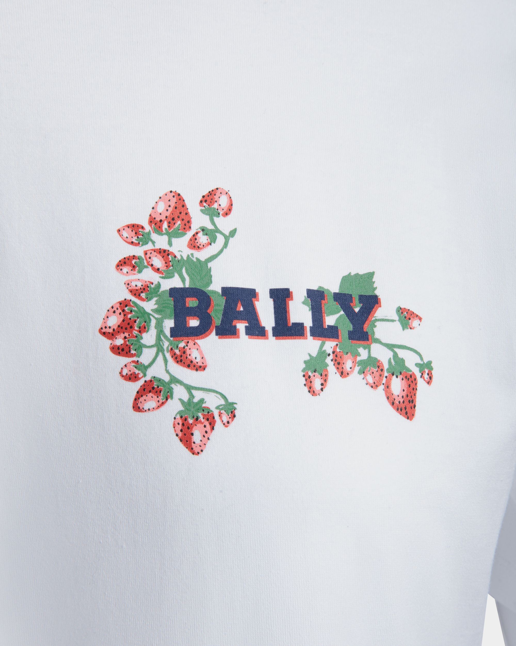 Cutsew T-Shirt In White Cotton - Women's - Bally - 02