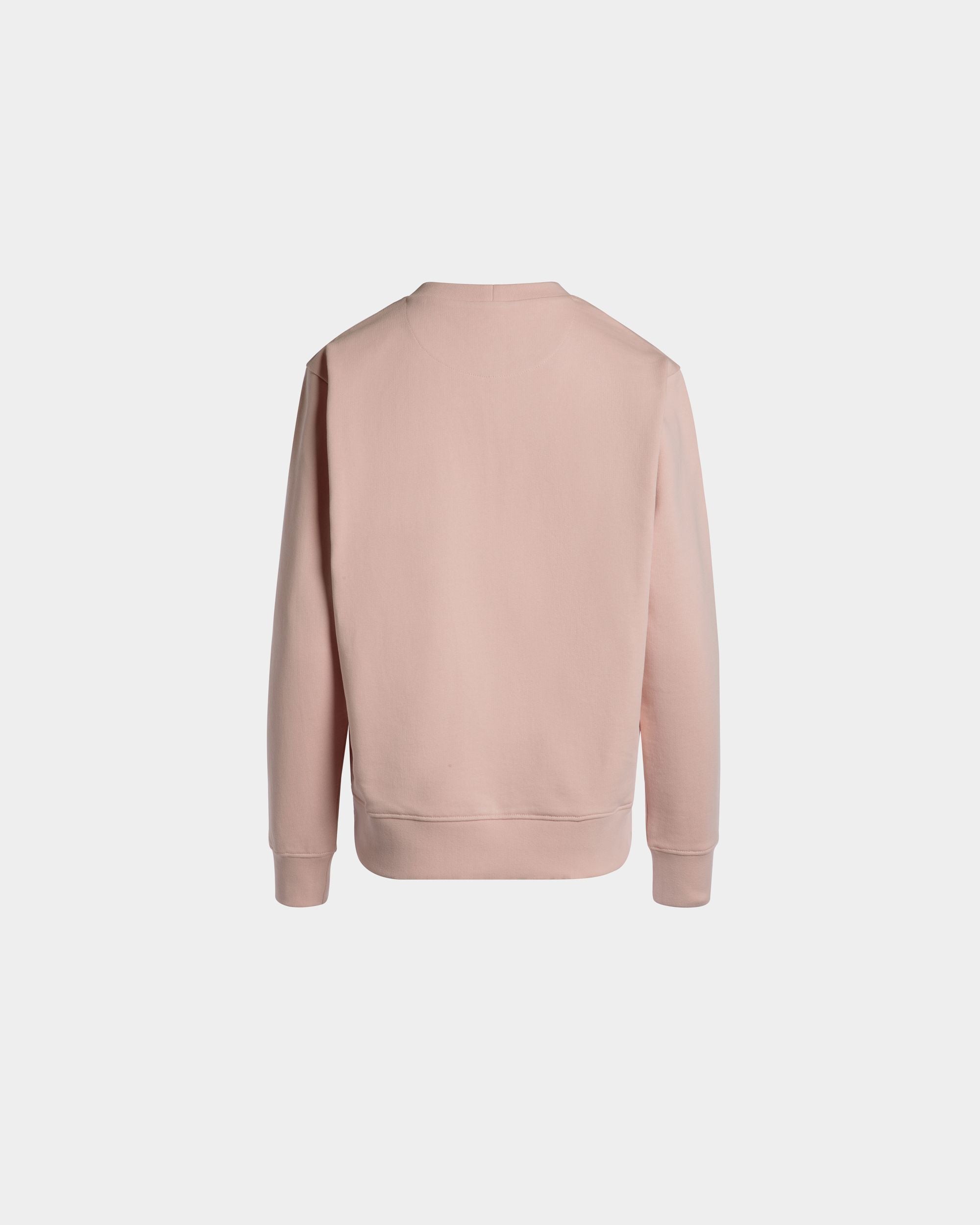 Sudadera De Cuello Redondo De Algodón Dusty Petal Con Bally Cake - Mujer - Bally - 07