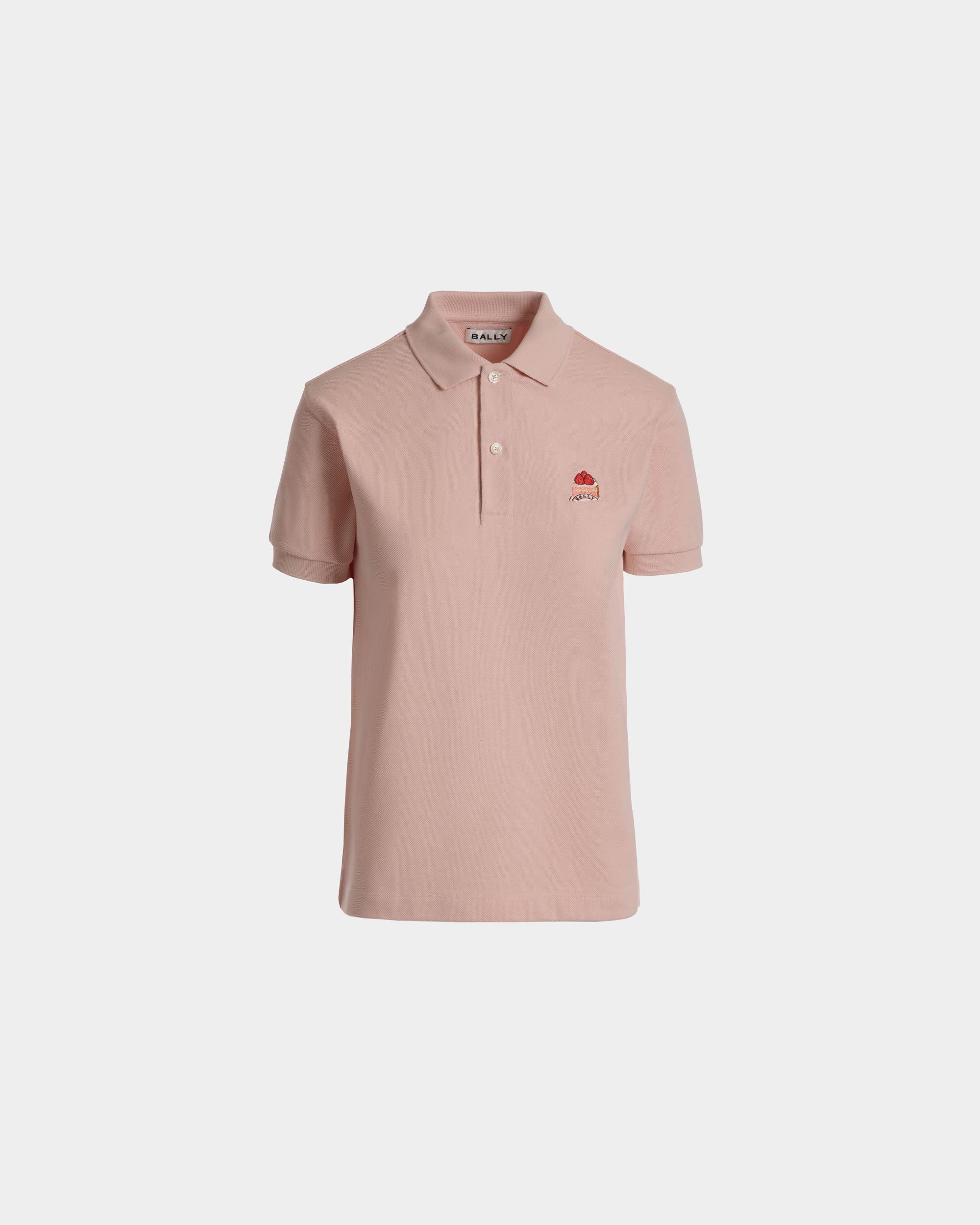 Polo De Algodón Dusty Petal Con Bally Cake - Mujer - Bally - 01