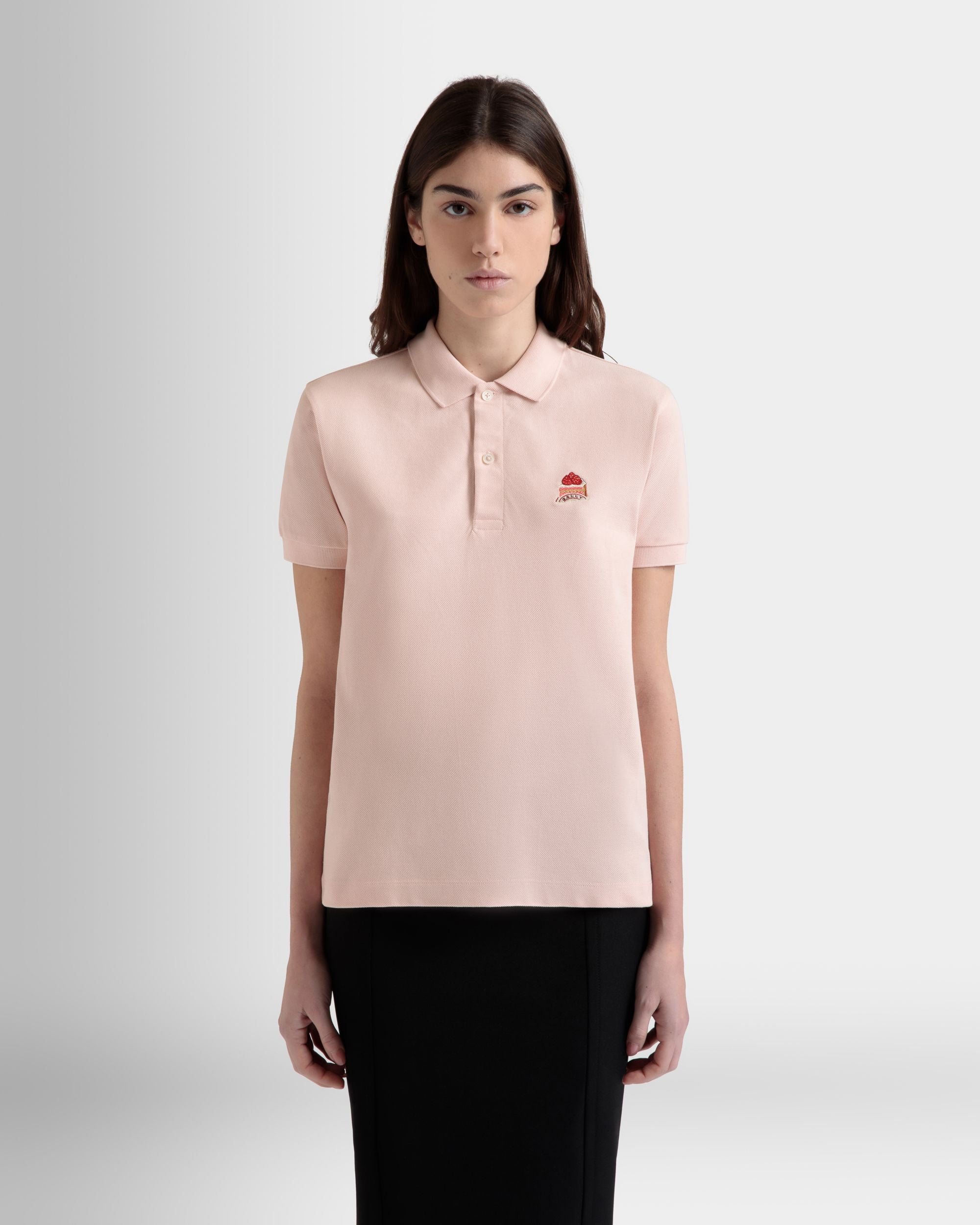 Polo De Algodón Dusty Petal Con Bally Cake - Mujer - Bally - 08