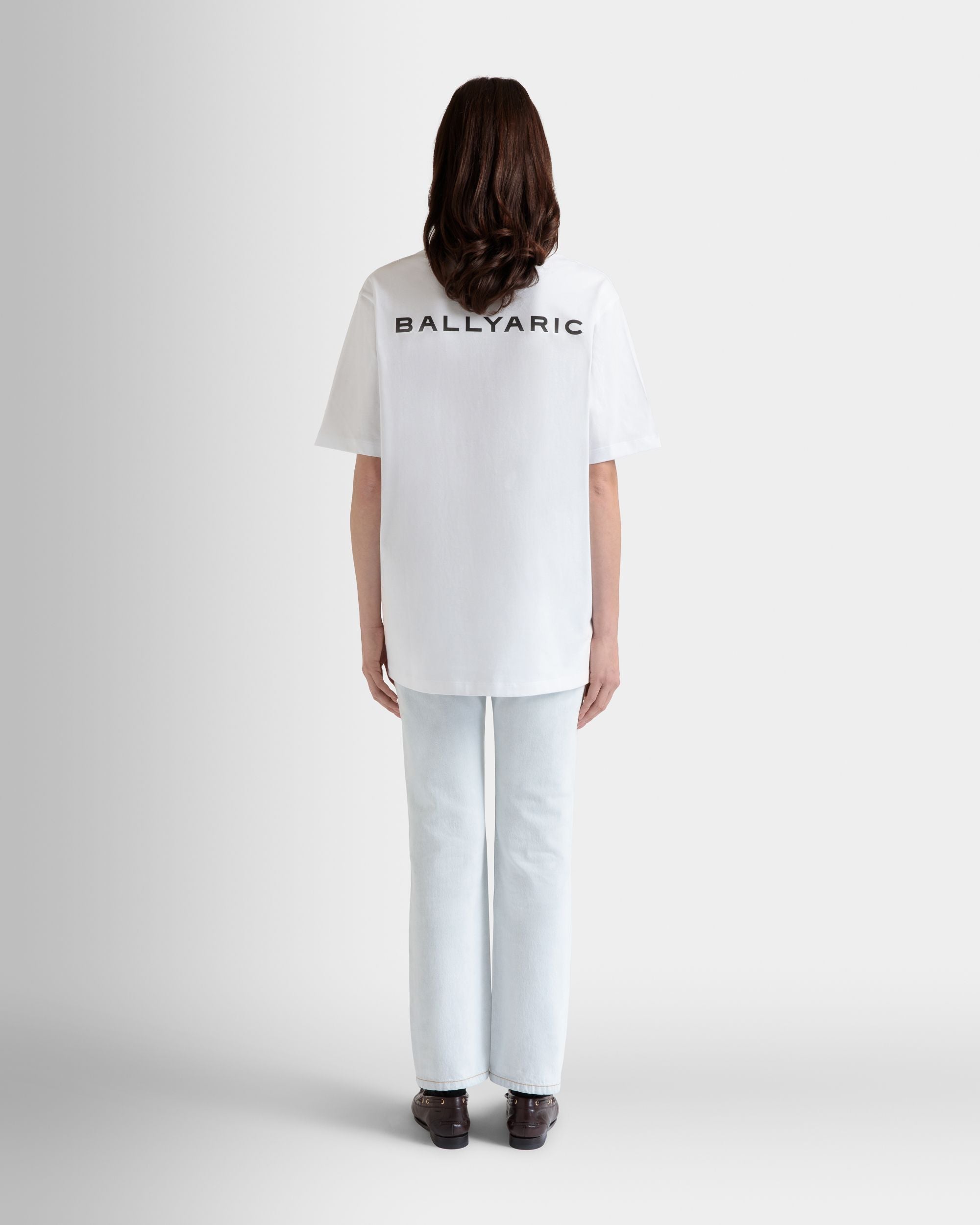Camiseta DJ Leo Mas X Bally De Algodón Blanco Con Estampado Dancing Amnesia - Mujer - Bally - 06