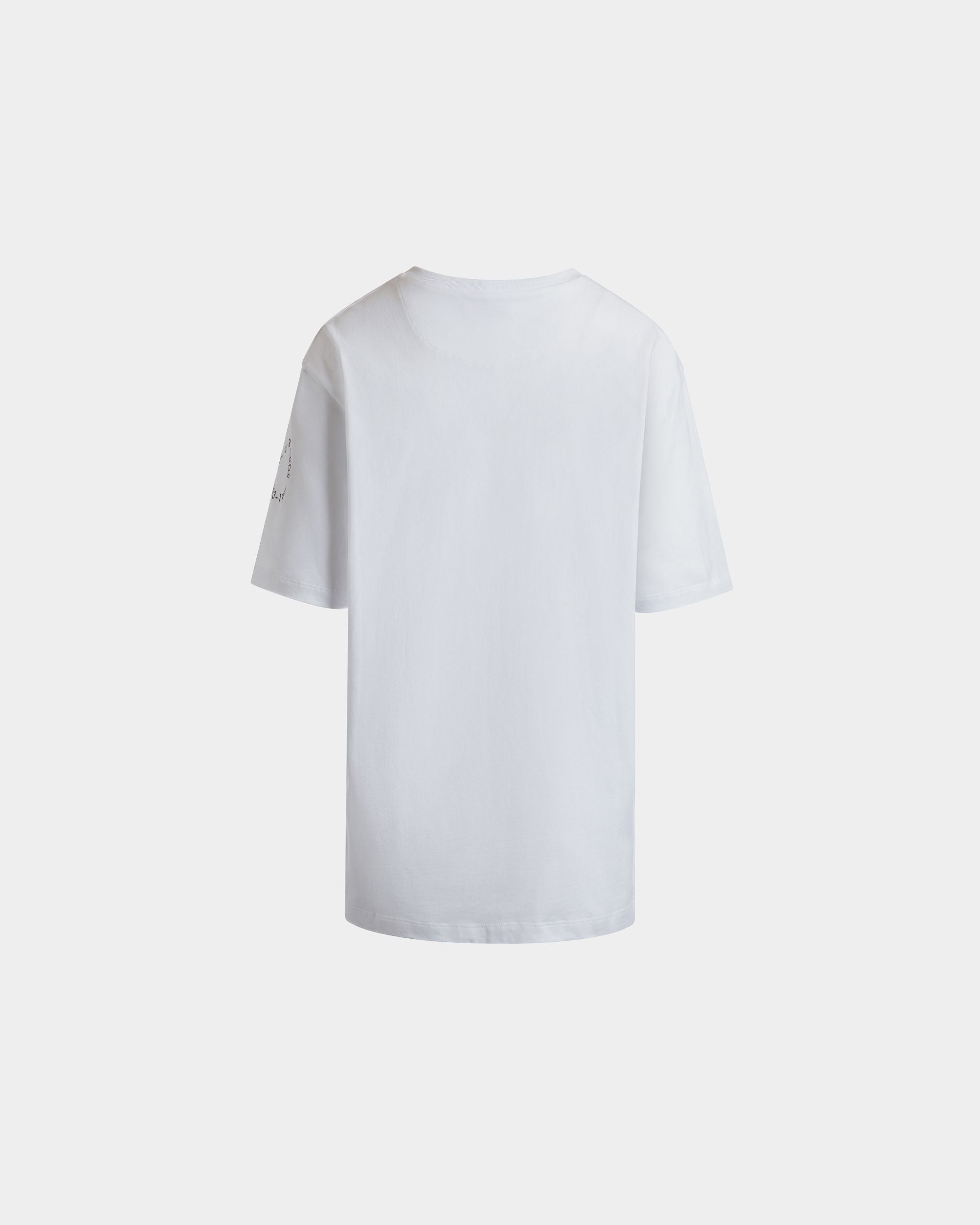 Leo Mas x Bally T-shirt in White Cotton with a Pin-Up Records Print - Women's - Bally - 03