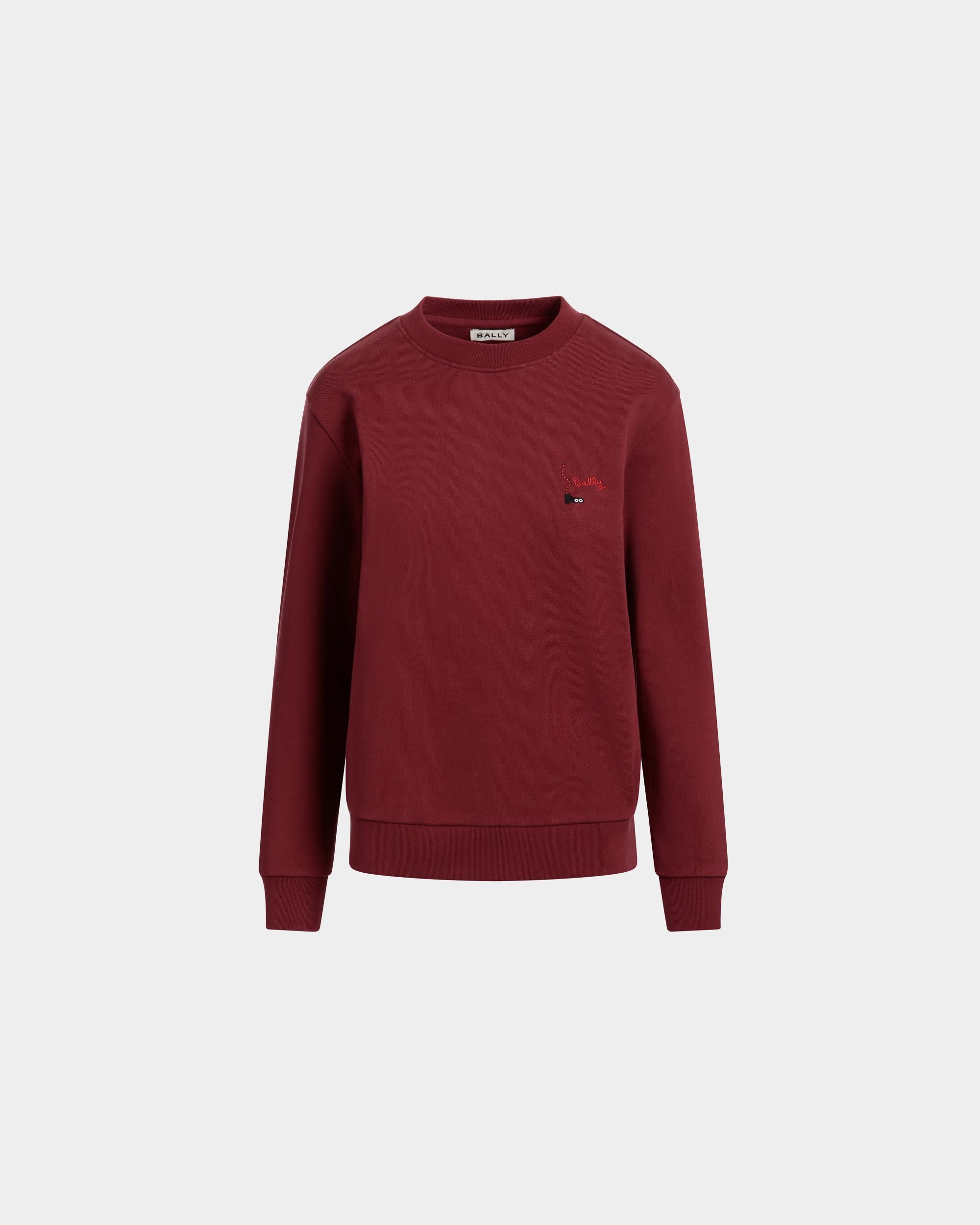 Sudadera De Algodón Con Cuello Redondo Sirah - Mujer - Bally - 01