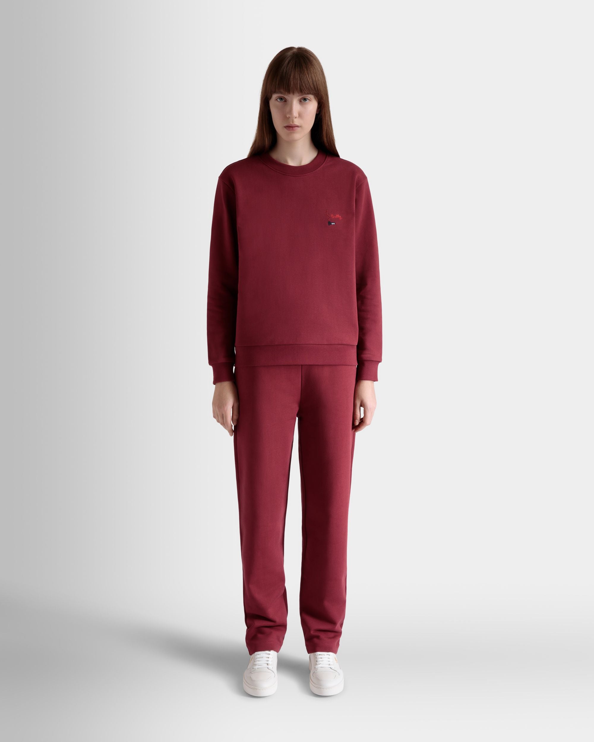 Sudadera De Algodón Con Cuello Redondo Sirah - Mujer - Bally - 02