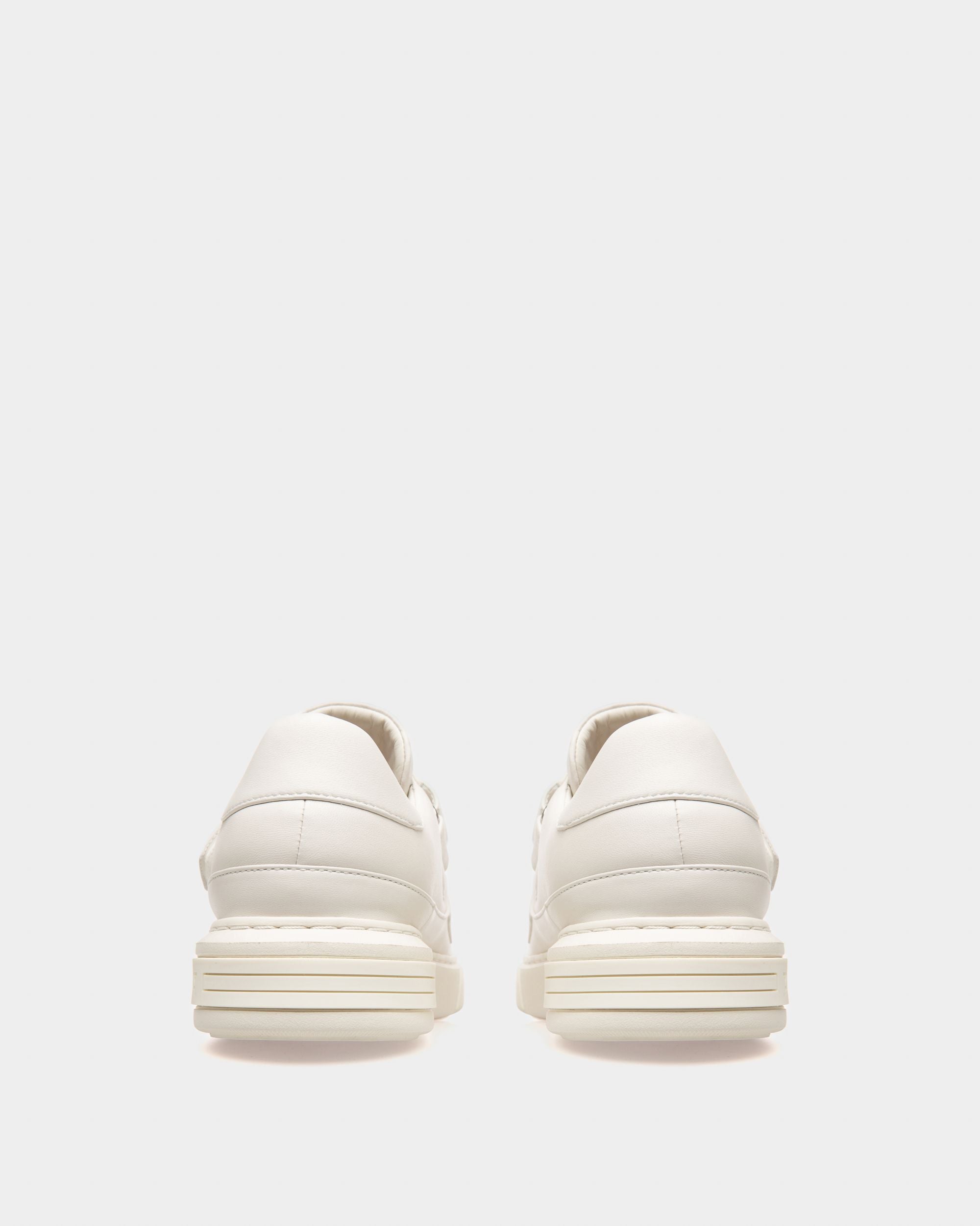 Maylor Zapatillas Deportivas En Piel De Color Blanco - Mujer - Bally - 04