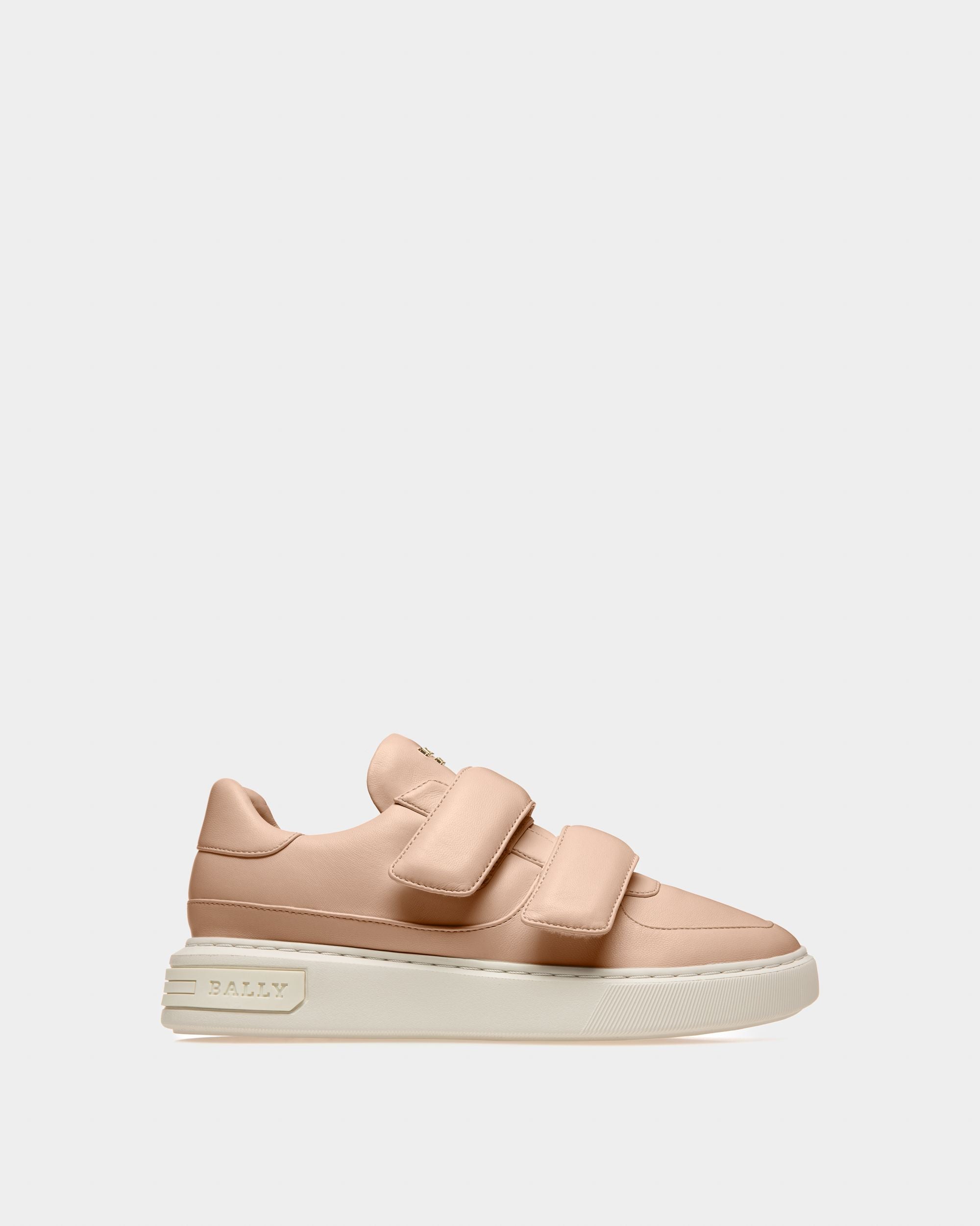 Maylor Zapatillas Deportivas En Piel De Color Rosa Palo - Mujer - Bally - 01
