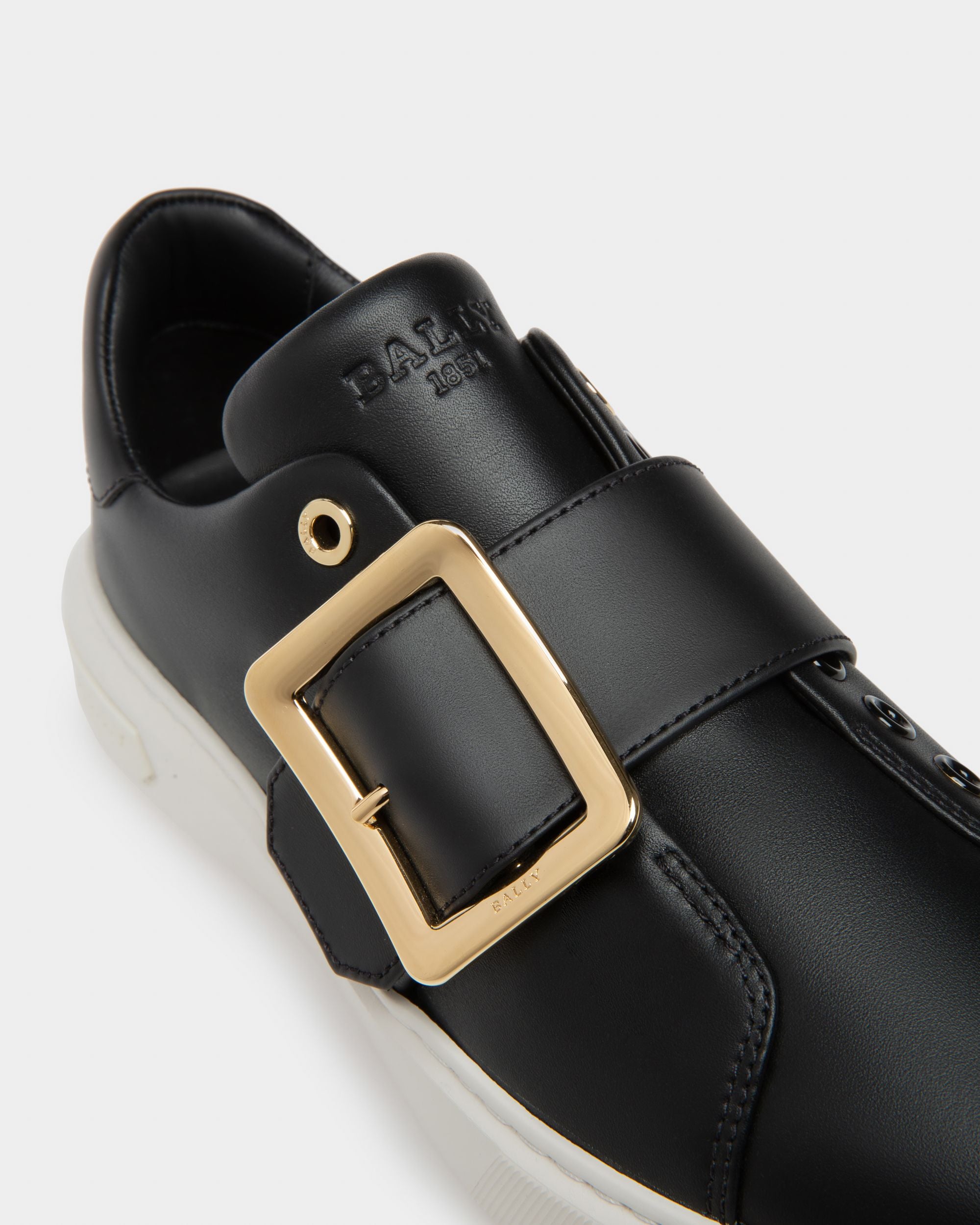 Misty Sneakers In Black Leather - Women's - Bally - 05