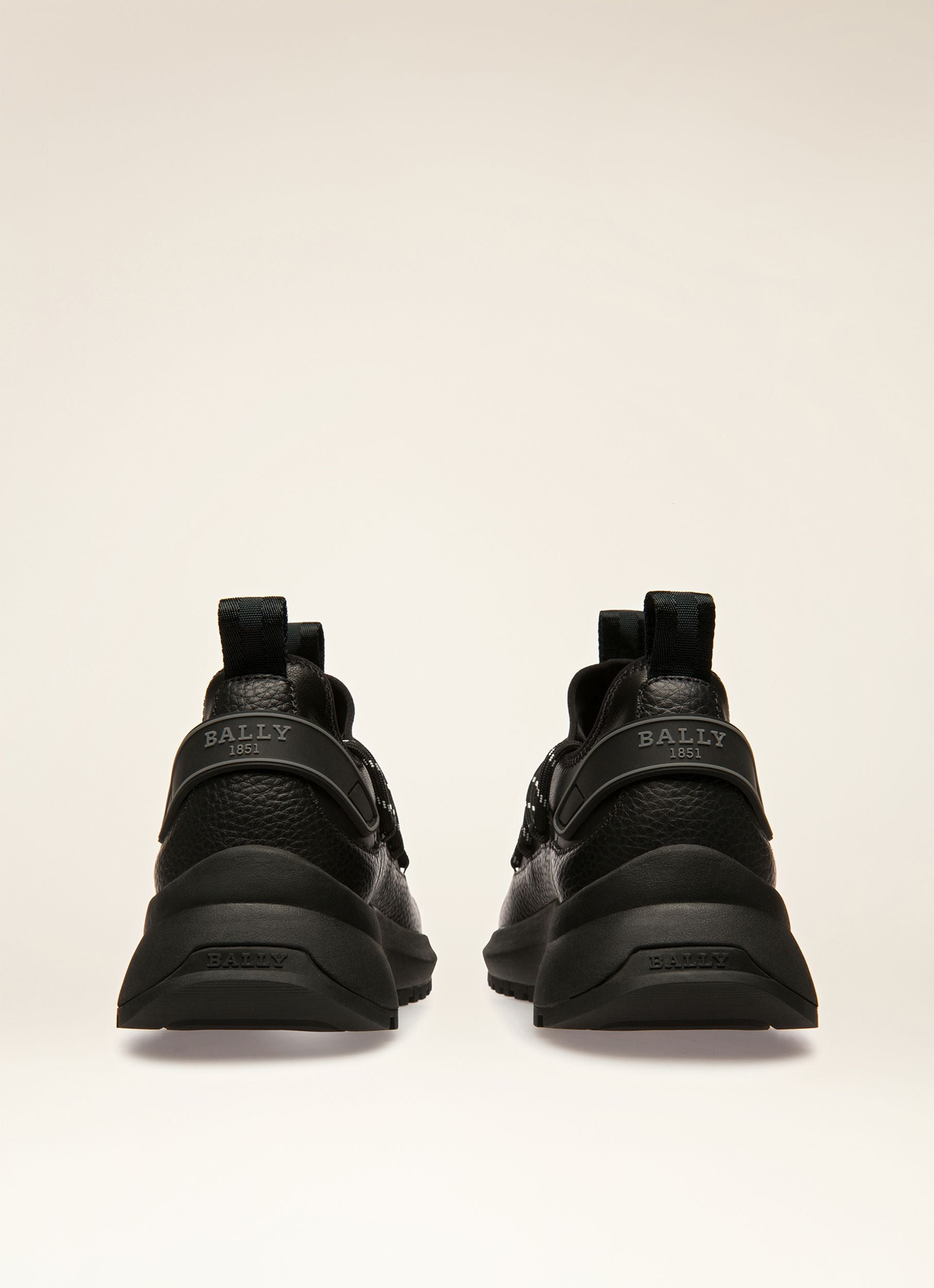 Delys Leather Sneakers In Black - Women's - Bally - 03