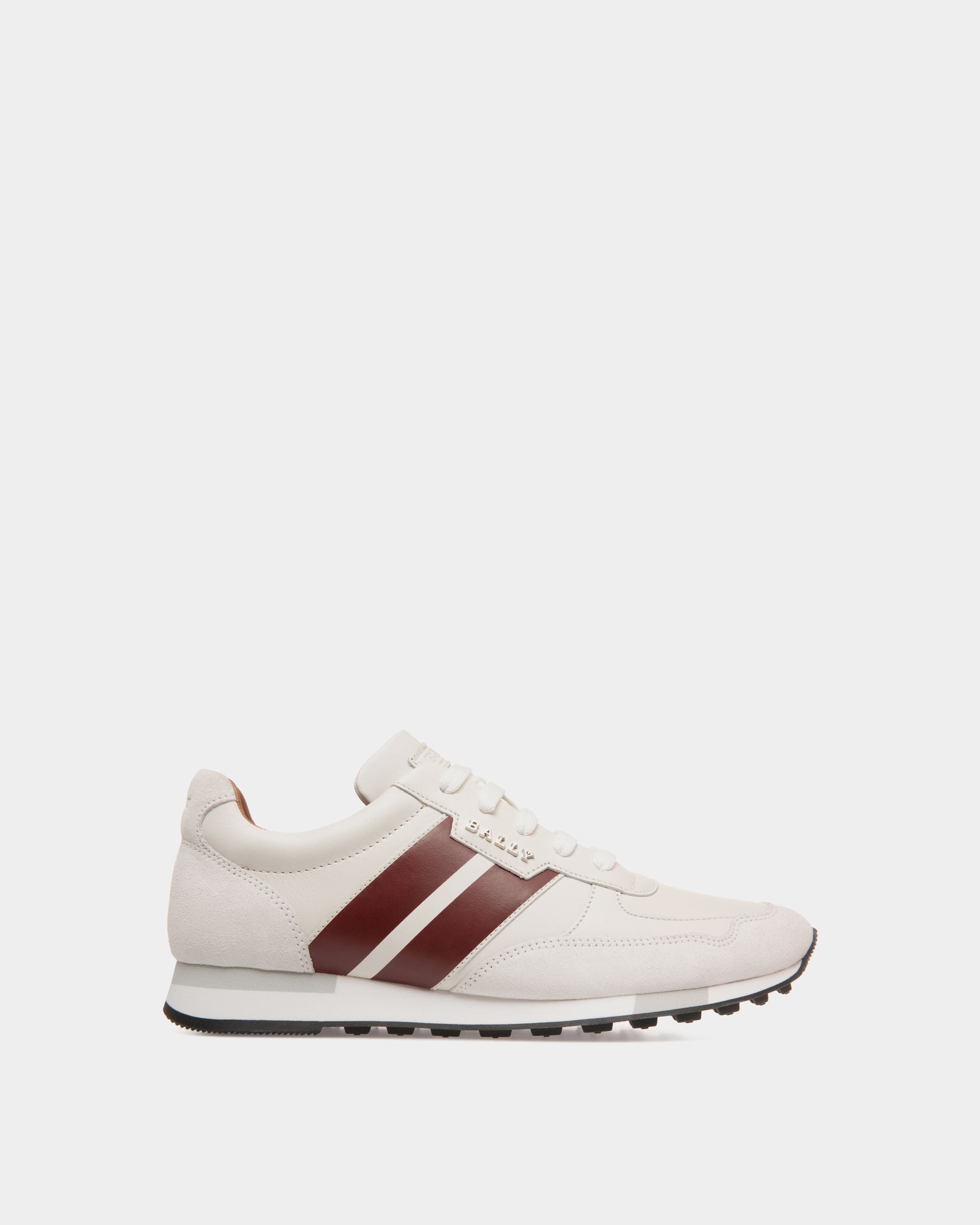 Sneaker In White  Leather - Mujer - Bally - 01