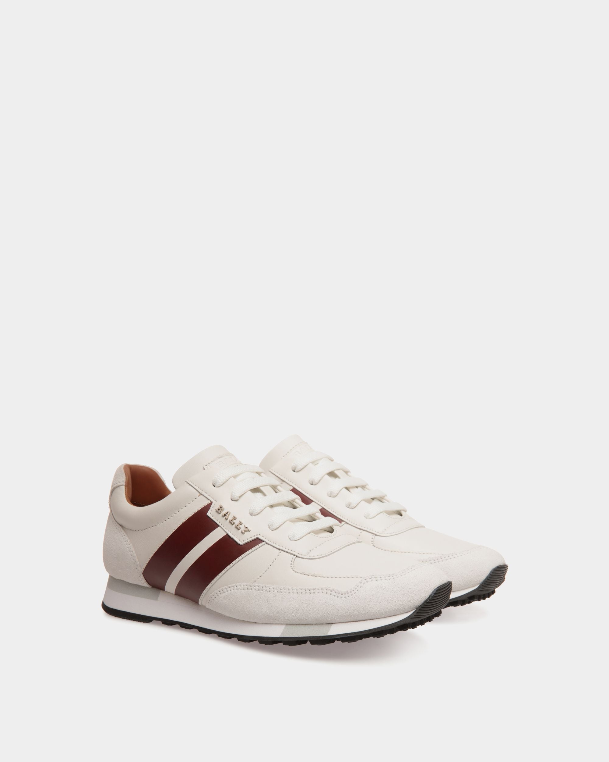 Sneaker In White  Leather - Mujer - Bally - 02