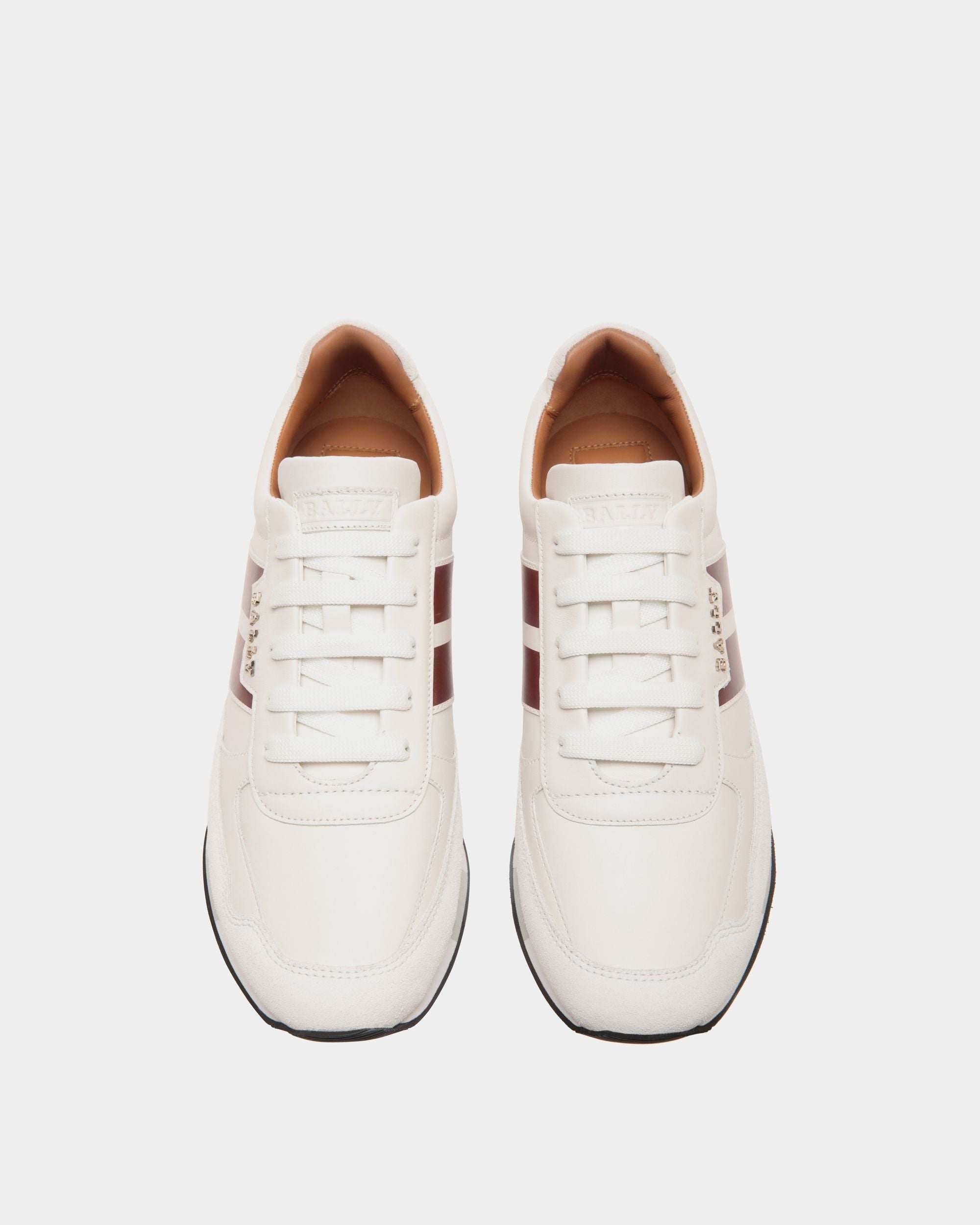 Sneaker In White  Leather - Mujer - Bally - 04