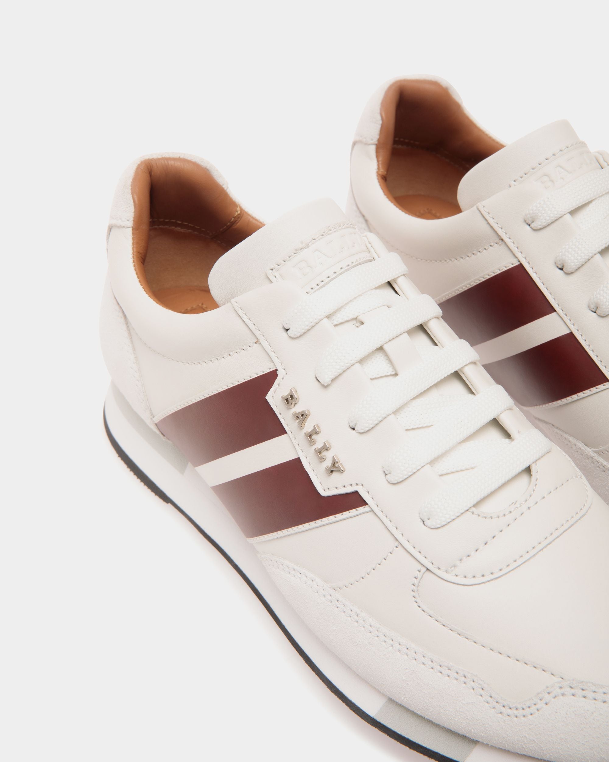 Sneaker In White  Leather - Mujer - Bally - 05