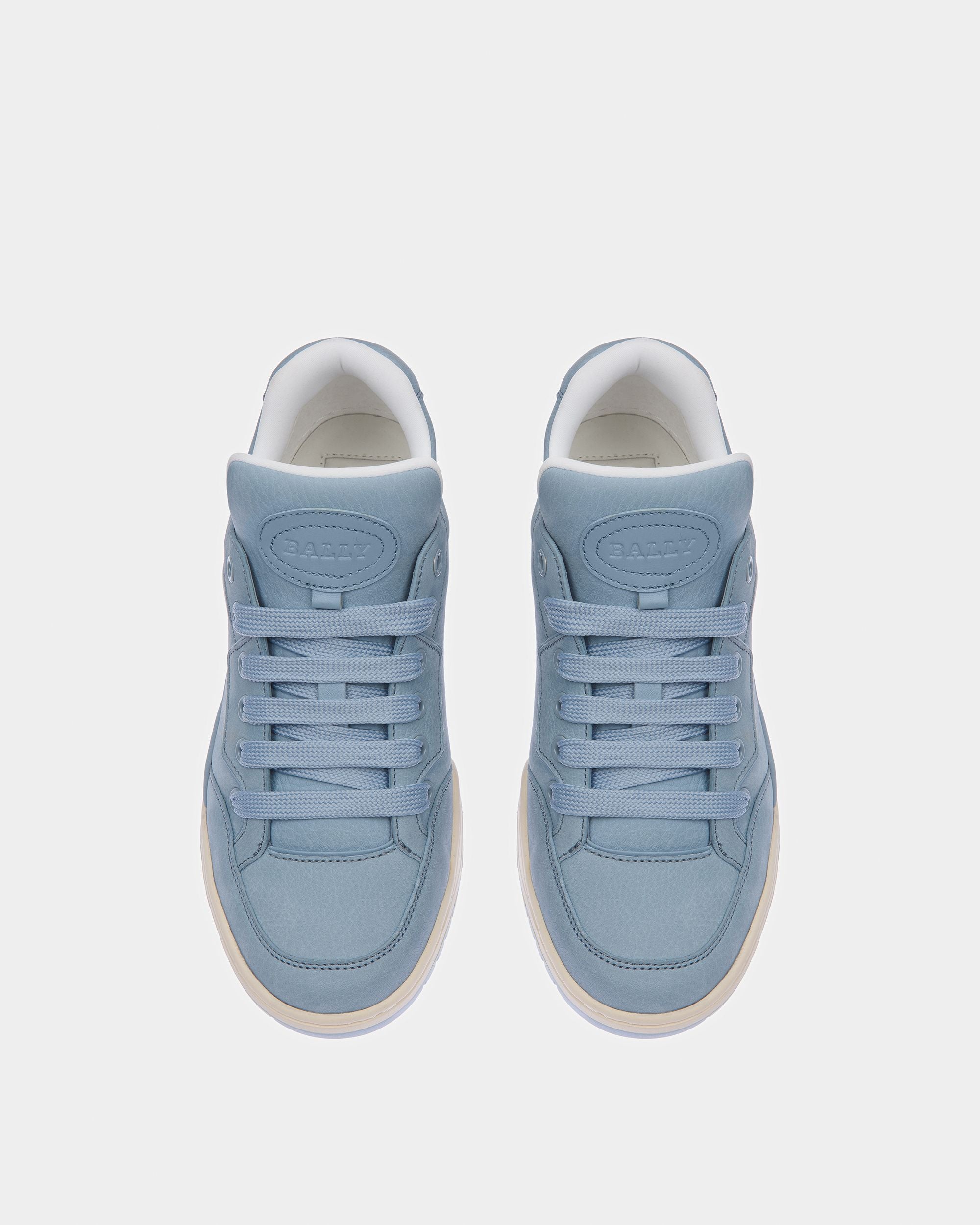 Kiro Zapatillas De Piel En Azul Claro - Mujer - Bally - 02