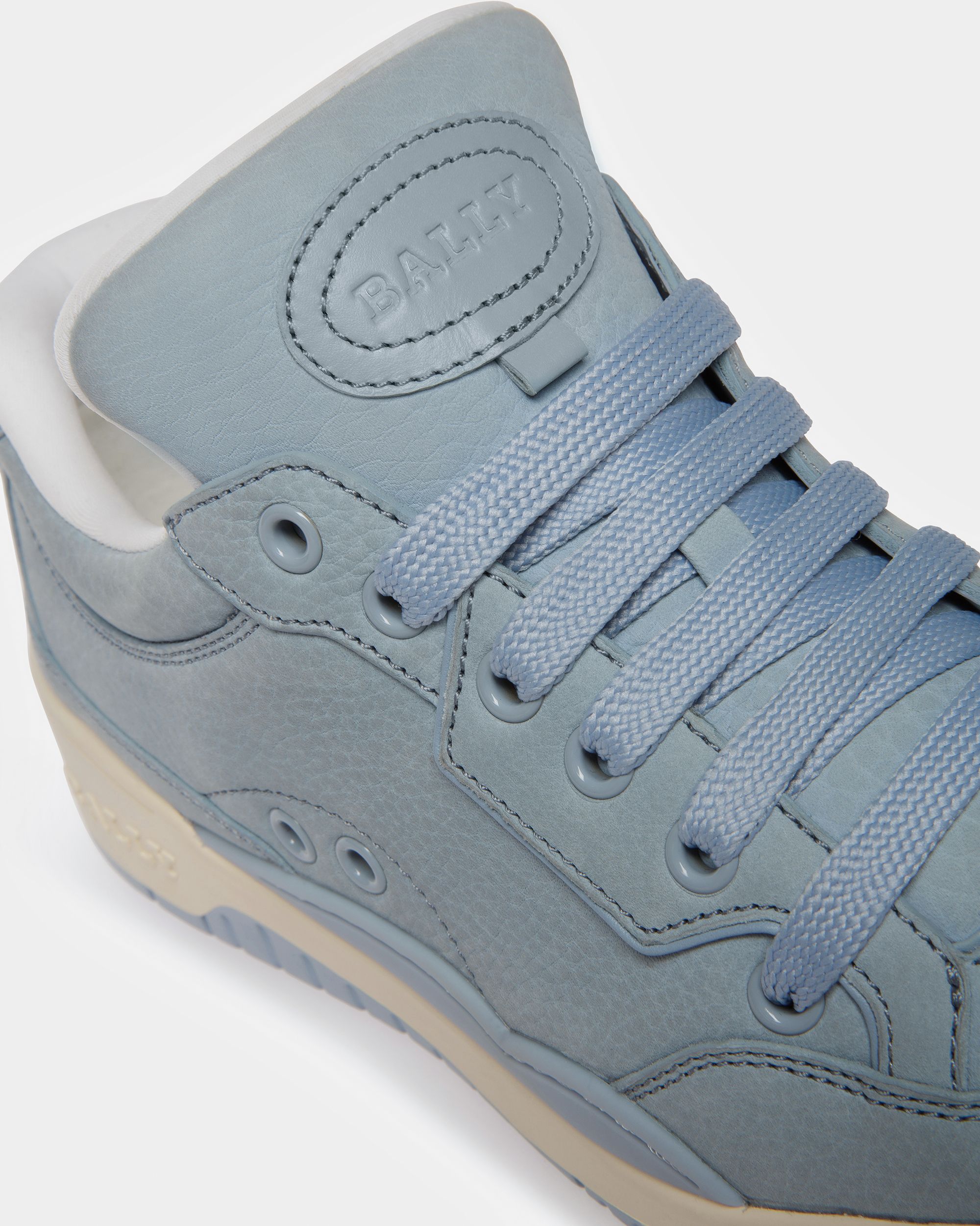 Kiro Zapatillas De Piel En Azul Claro - Mujer - Bally - 06